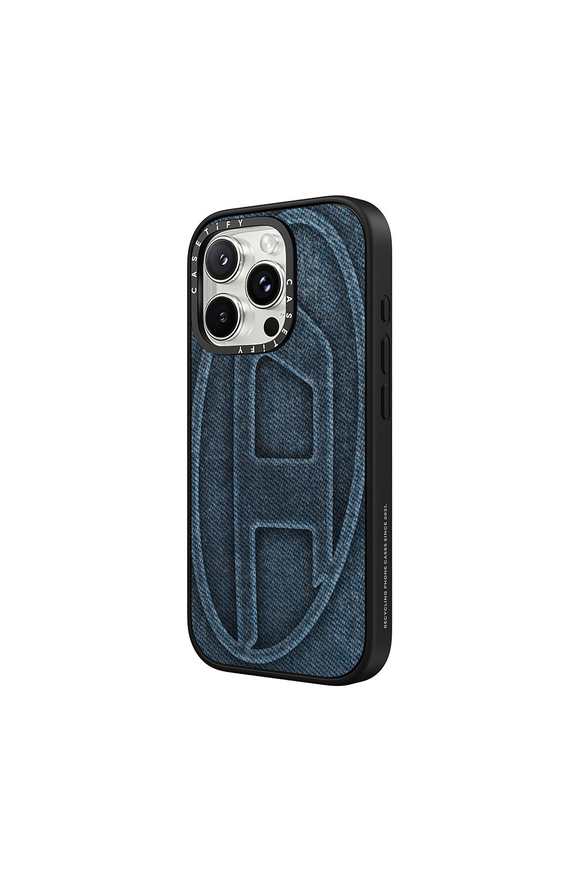 Women's Oval D impact case for iPhone 16 Pro Max | Blue | Diesel