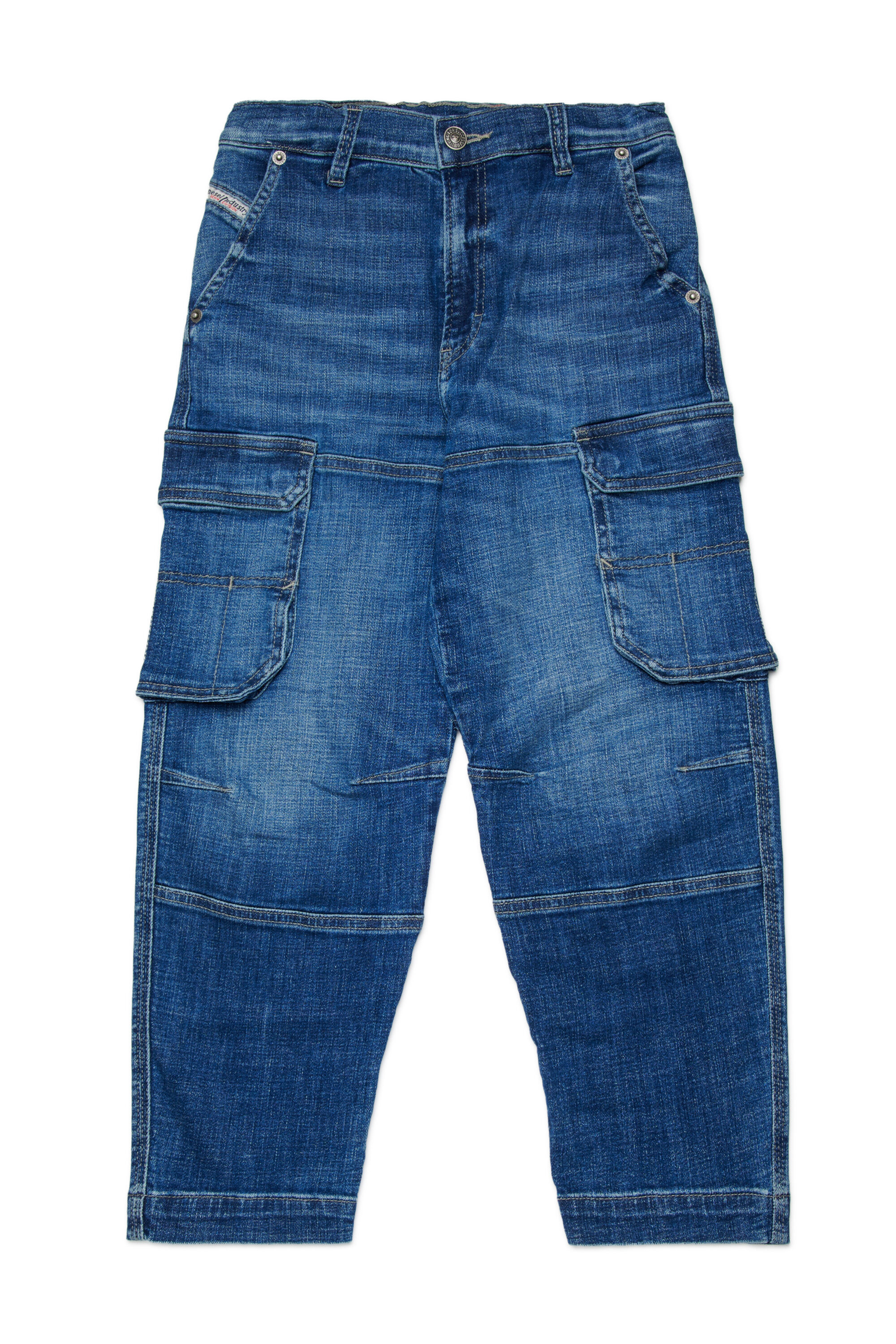 Boy'sRelaxed jeans-D-Dave-Cargo | Blue | Diesel FI