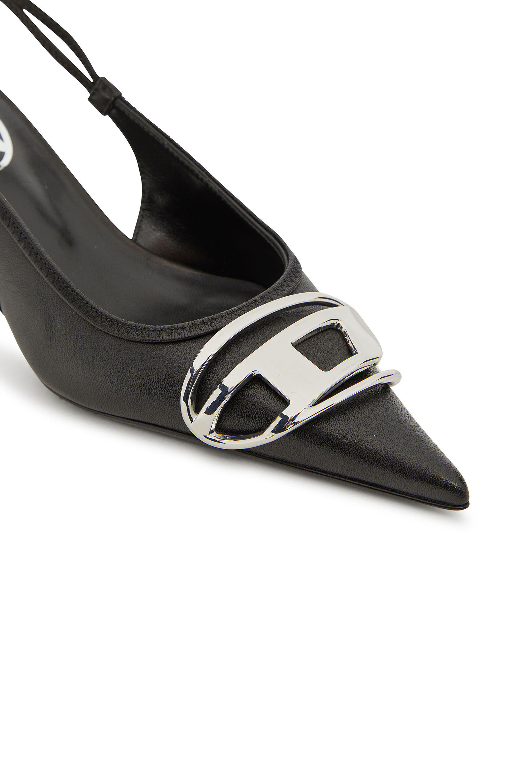 DIESEL パンプス Women's D-Venus-Slingback pumps in nappa leather | Black | Diesel