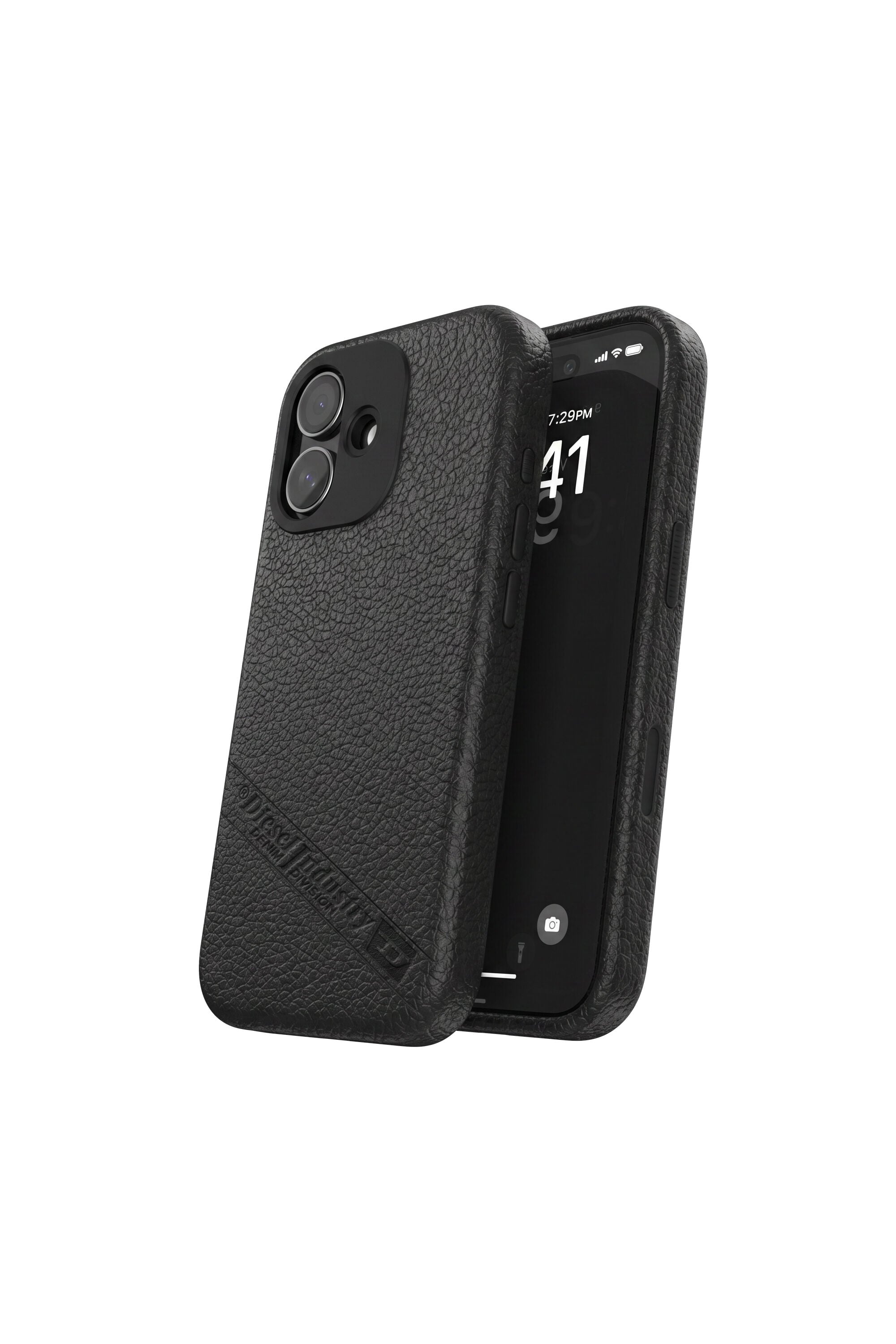 Diesel - 60640 MOULDED CASE, Unisex's Flag D case with MagSafe for iPhone 17 in Black - 3