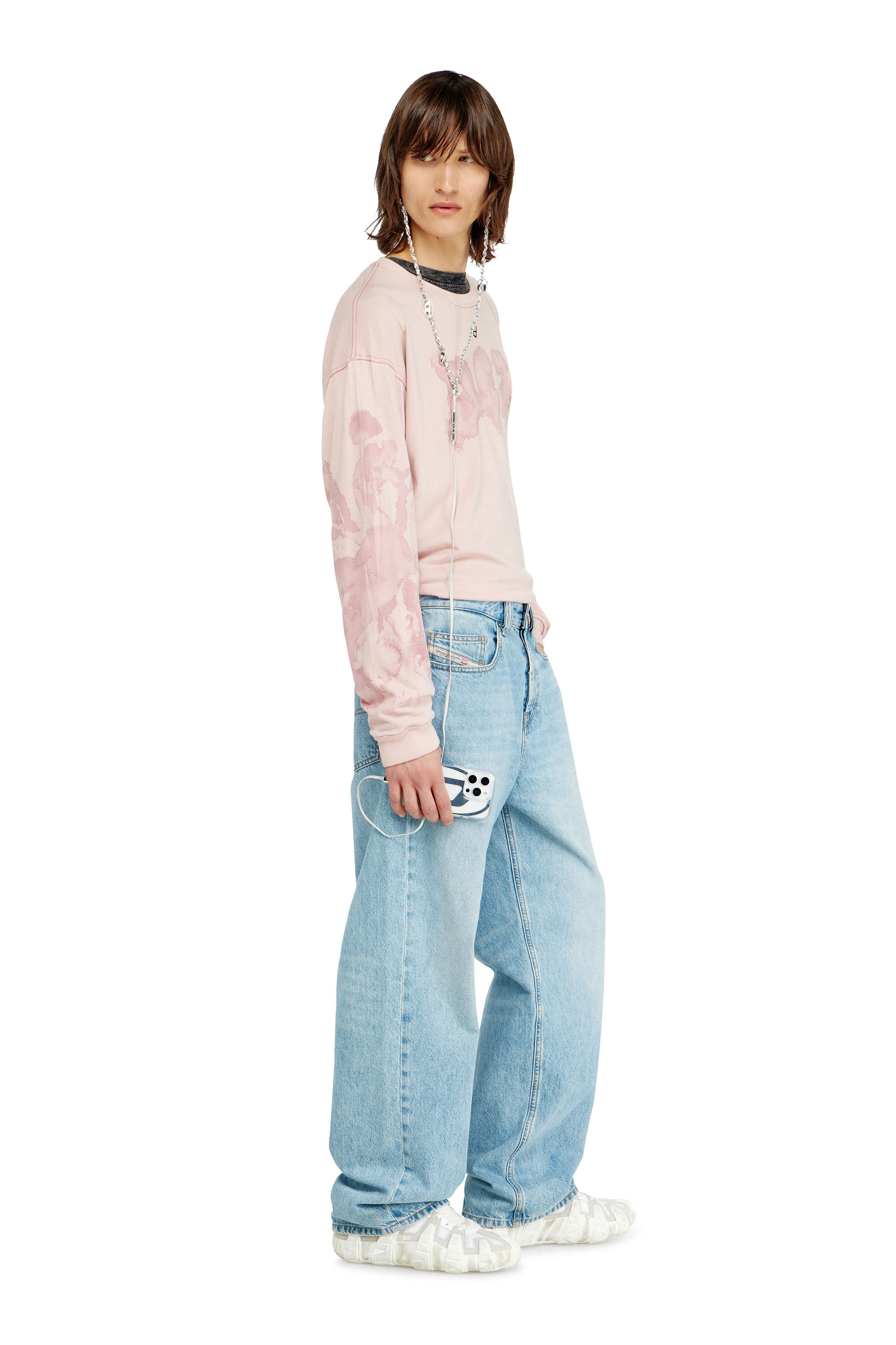 【denim】 Men's Relaxed Jeans | Light Blue | Diesel 2001 D-Macro