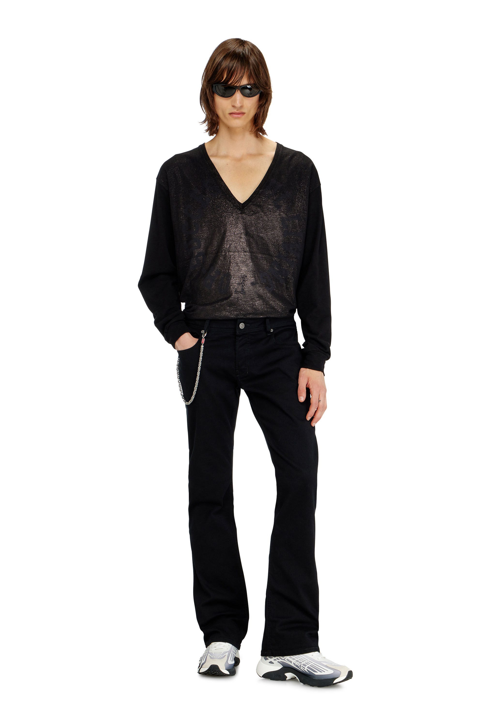 Men's Bootcut Jeans | Low Waist 2007 ZatinyBlack/Dark grey