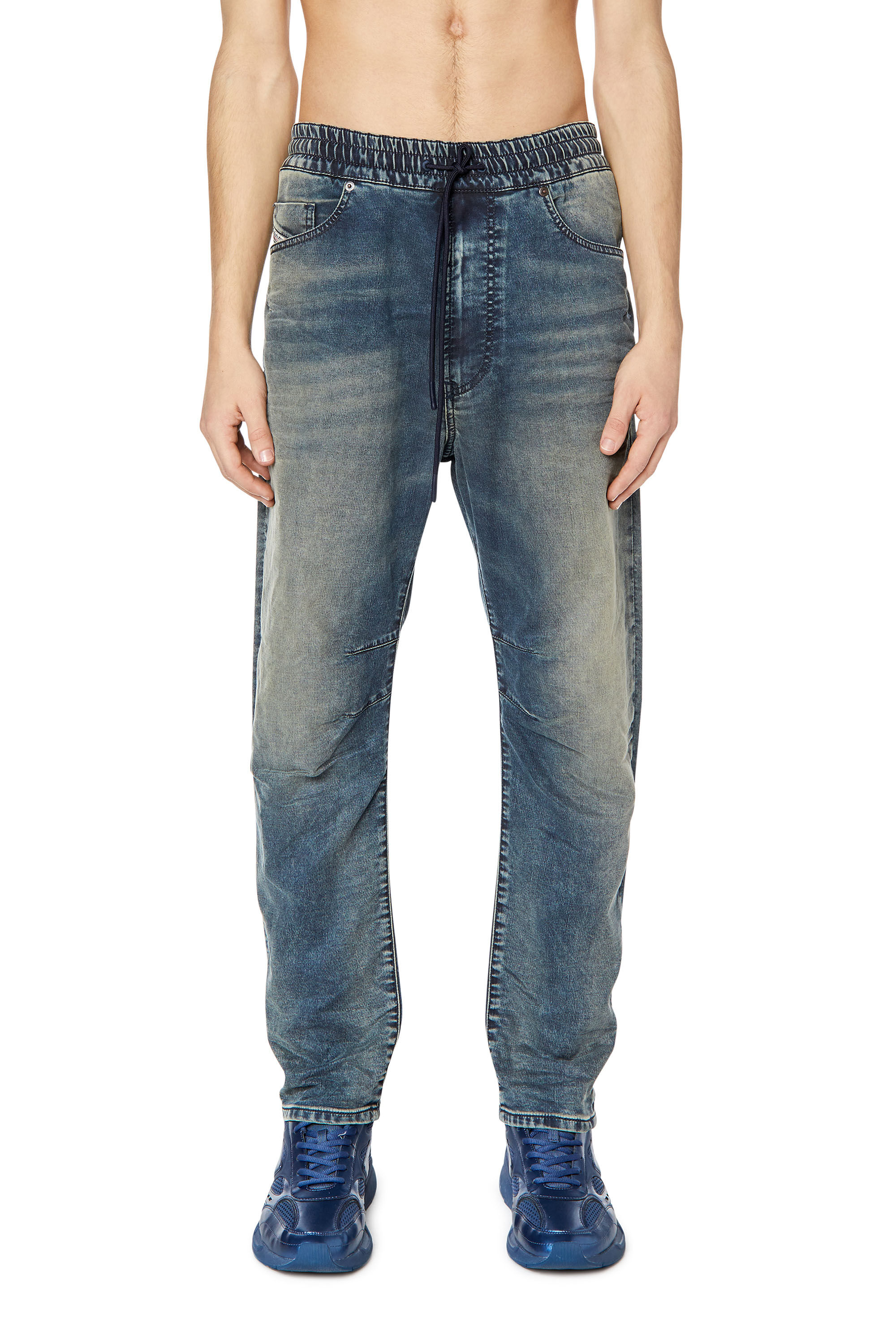 Diesel - D-Amage JoggJeans® 068DS Tapered, Dark Blue - Image 3