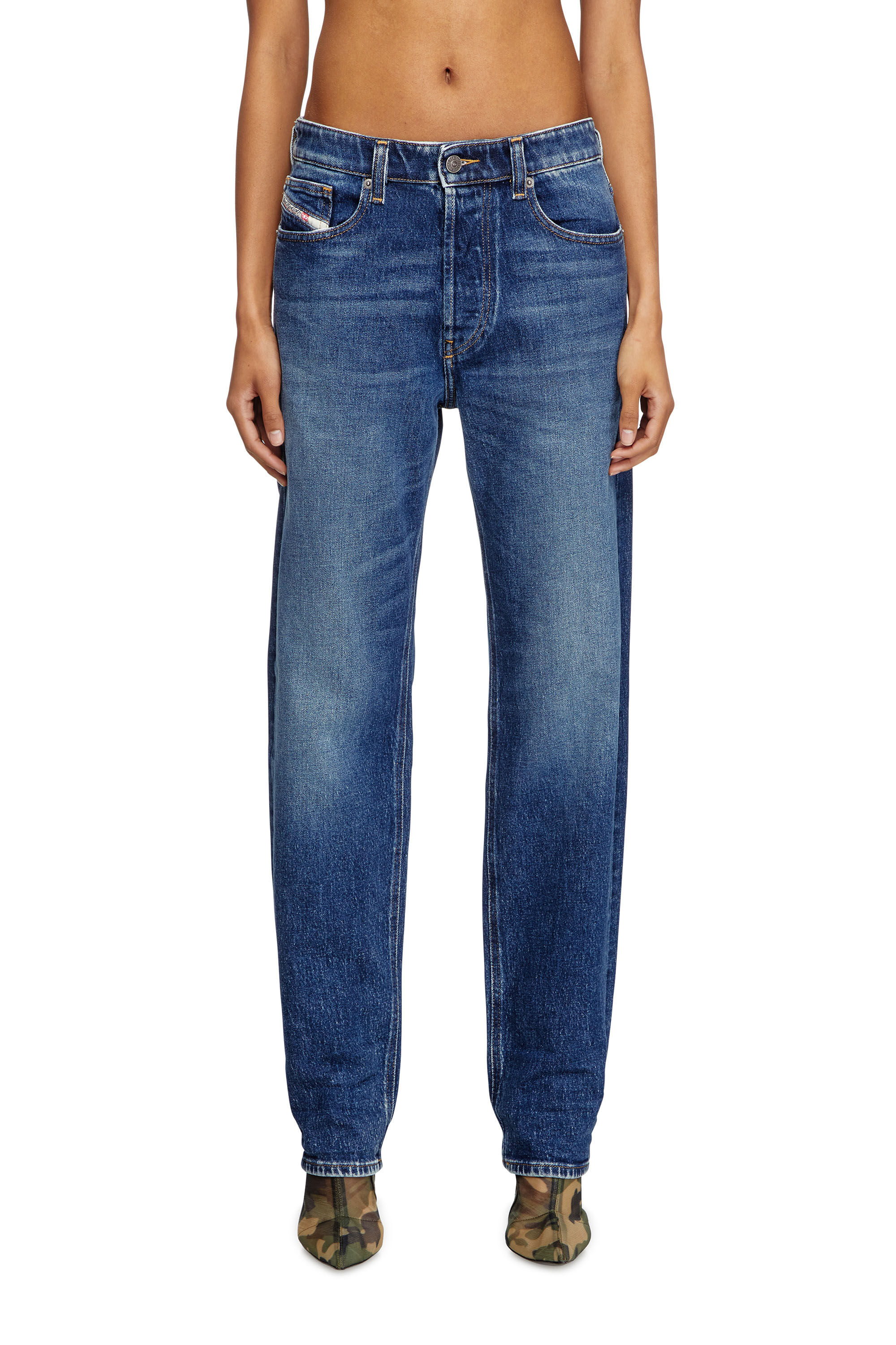 パンツ Diesel 1988 D-ARK Women's Regular Jeans | Medium blue | Diesel 1988 D-Ark