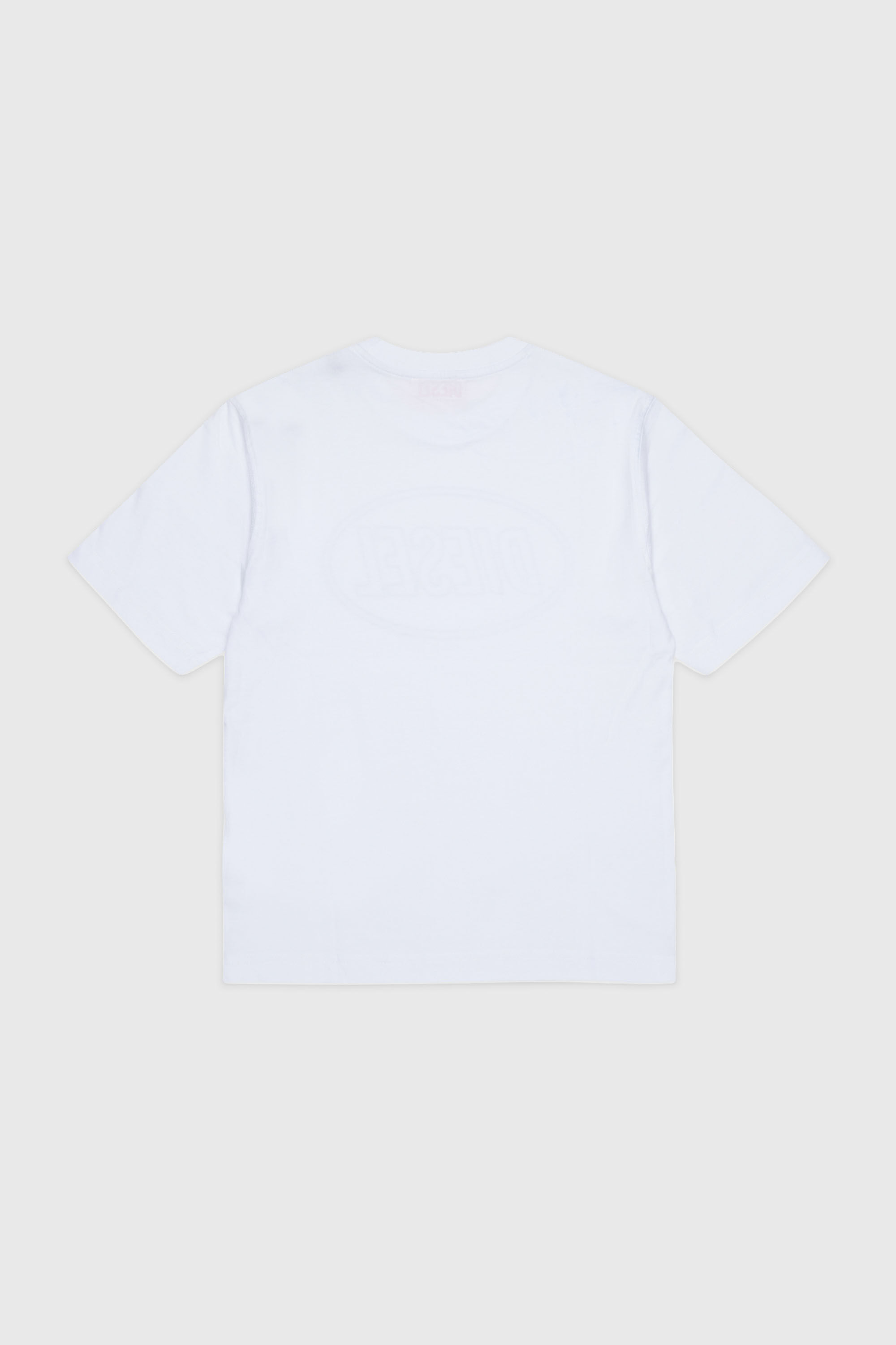 Diesel - TCIRCLE OVER, Man's Cotton T-shirt with Diesel print in White - 2