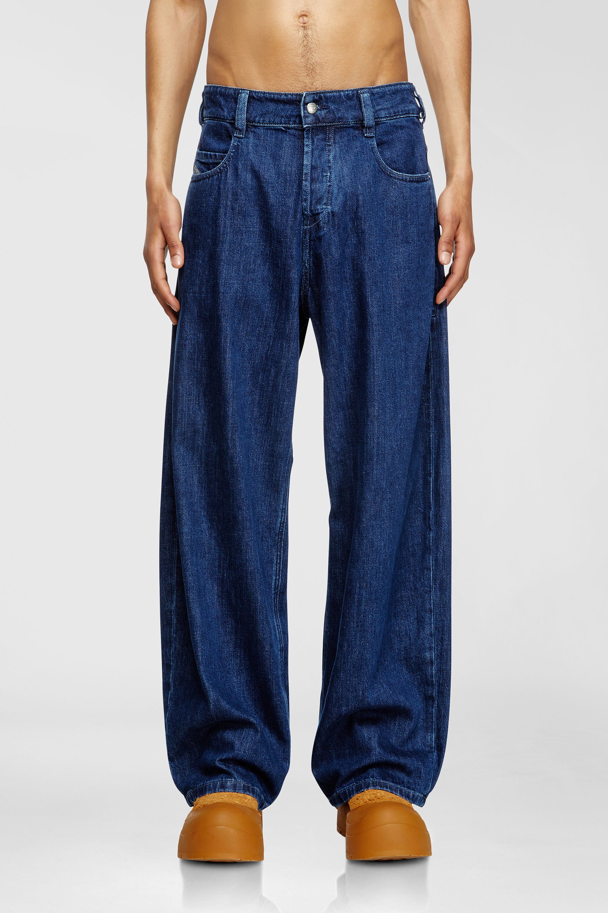 Diesel - Unisex's Relaxed Jeans 1997 D-Enim-M 0DBDX, Dark Blue - 2