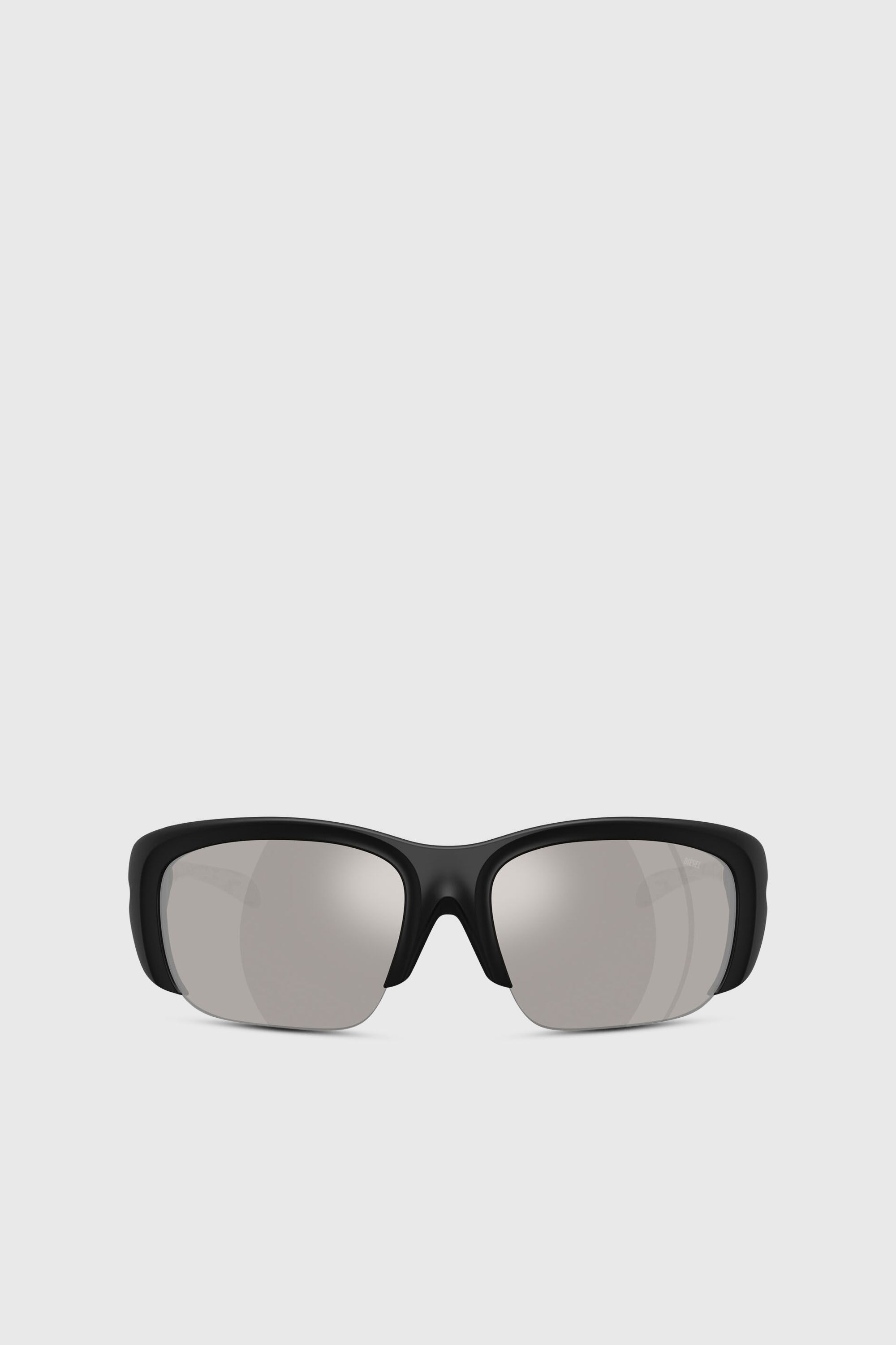 Diesel - 0DL3016U, Unisex's Wrap-around shape sunglasses in Black/Grey - 1
