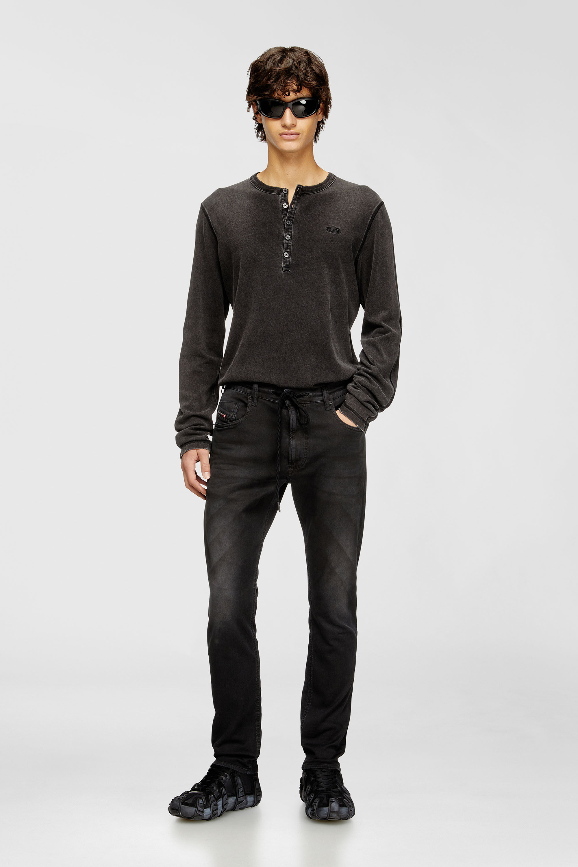 Men's Regular Jeans | Regular Waist 2032 D-Krooley Joggjeans®Black
