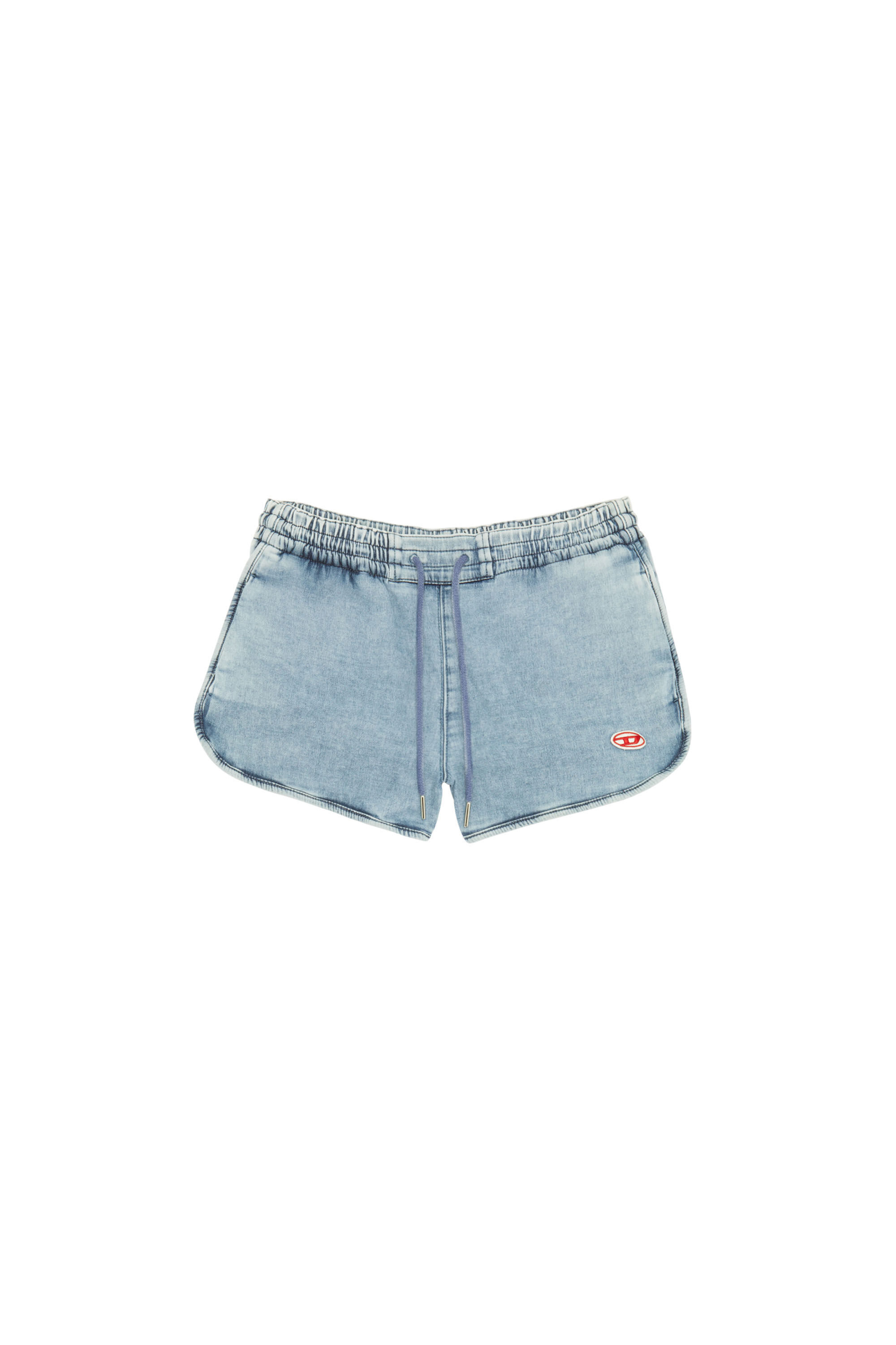 Diesel - D-SUNNY TRACK DENIM RUNNING SHORTS, Light Blue - Image 2