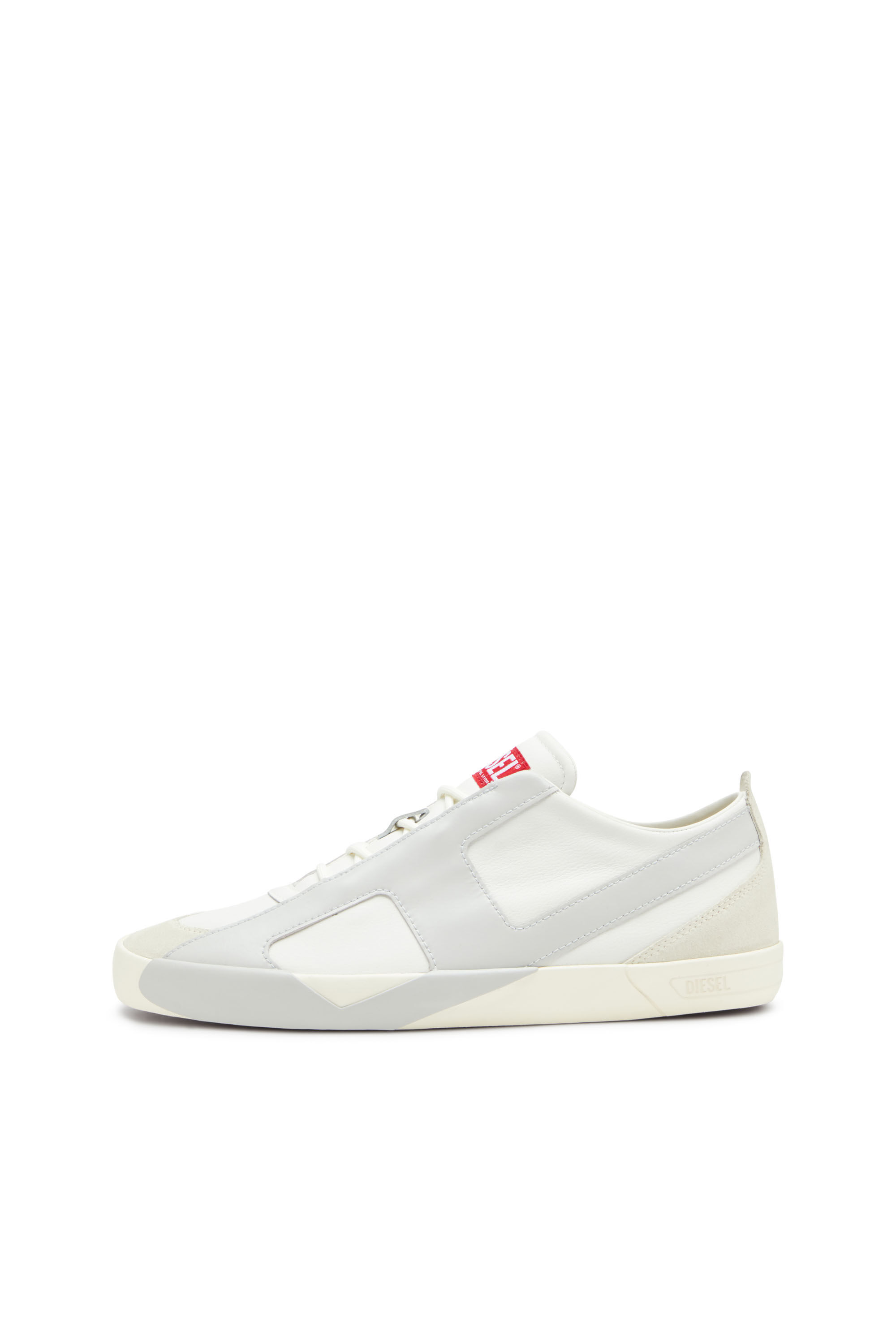 Diesel - S-SLANTE-D LOW, Man's Sneakers in suede and leather with D logo in null - 8