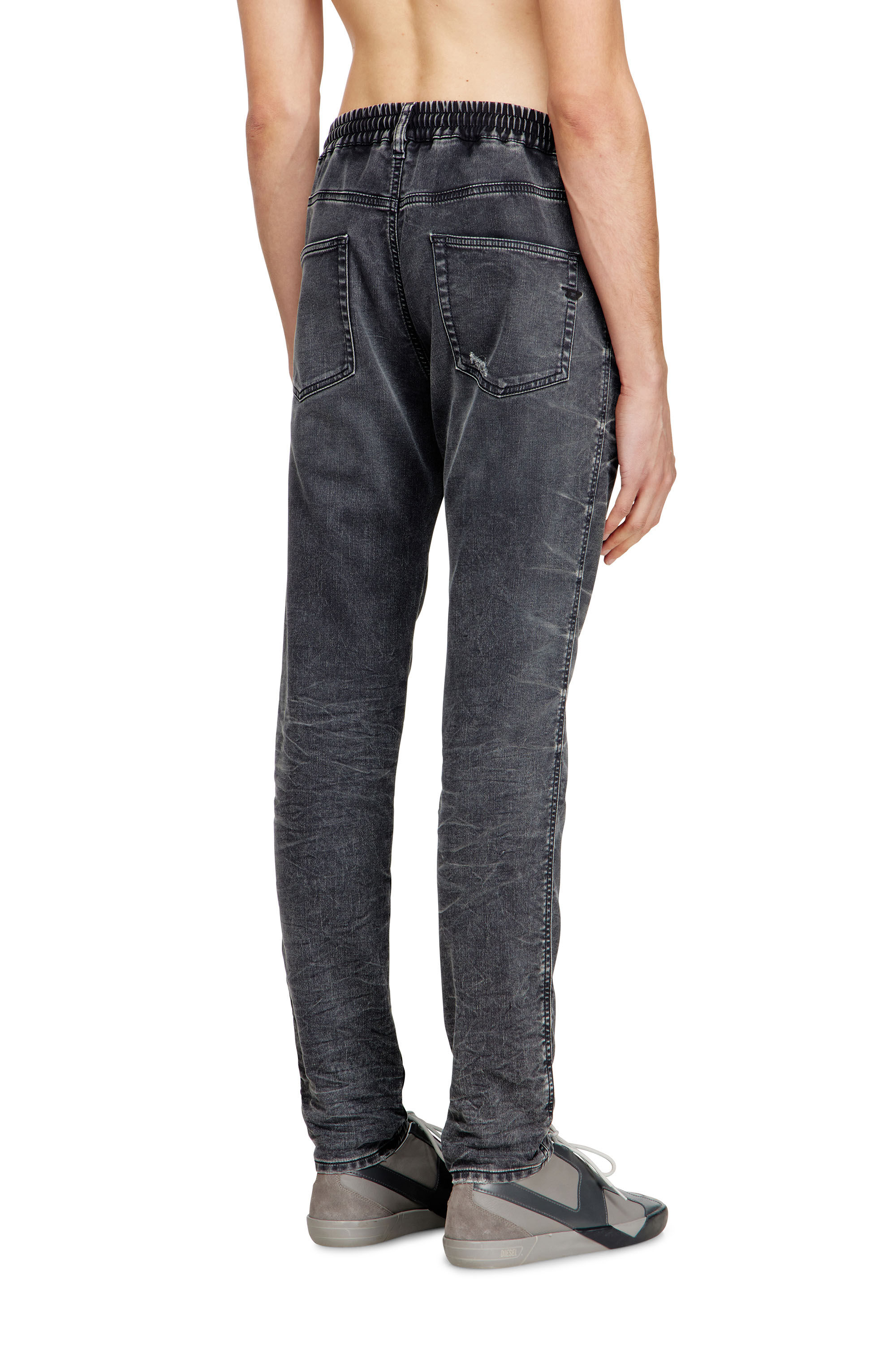 Men's Slim Jeans | Black/Dark grey | Diesel 2062 D-Strukt Joggjeans®