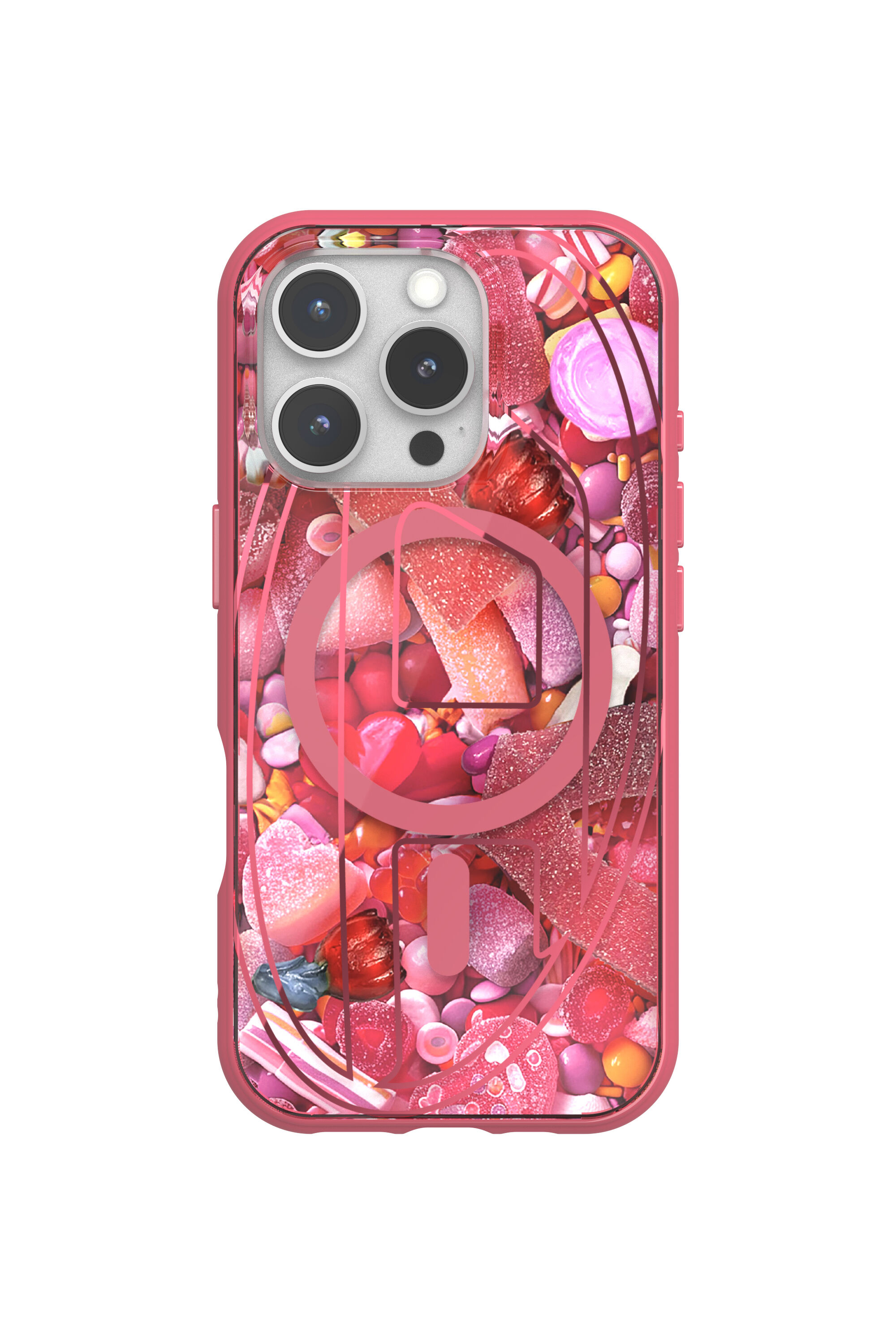 DIESEL iPhone 16 Pro Max Diesel Oval ピンク iPhone 16 Pro Maxケース Oval D Glitter ピンク – MiraiSell
