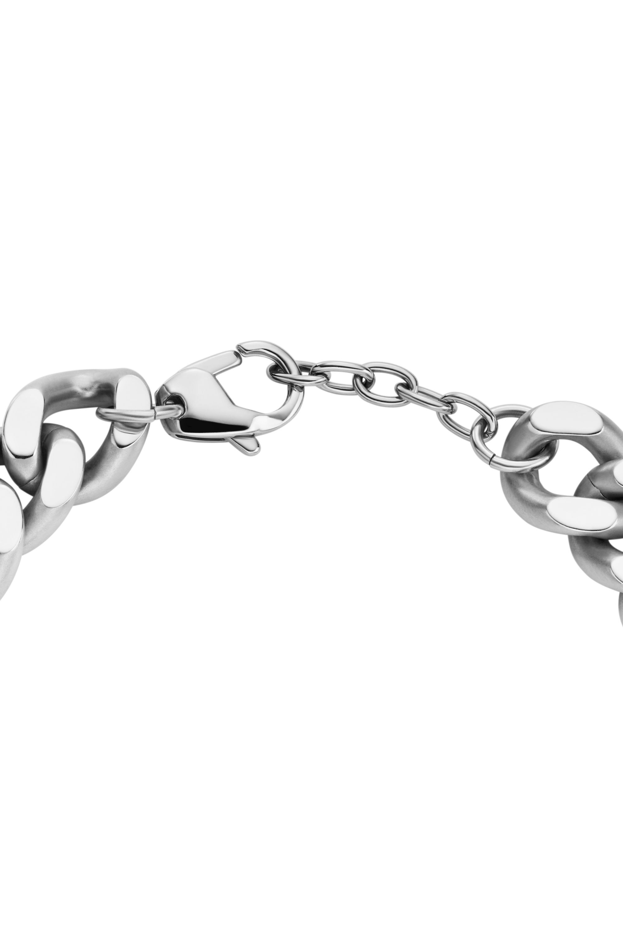 Dx1432 DIESEL ブレスレット Men's Oval D Logo Chain Bracelet | Silver | Diesel