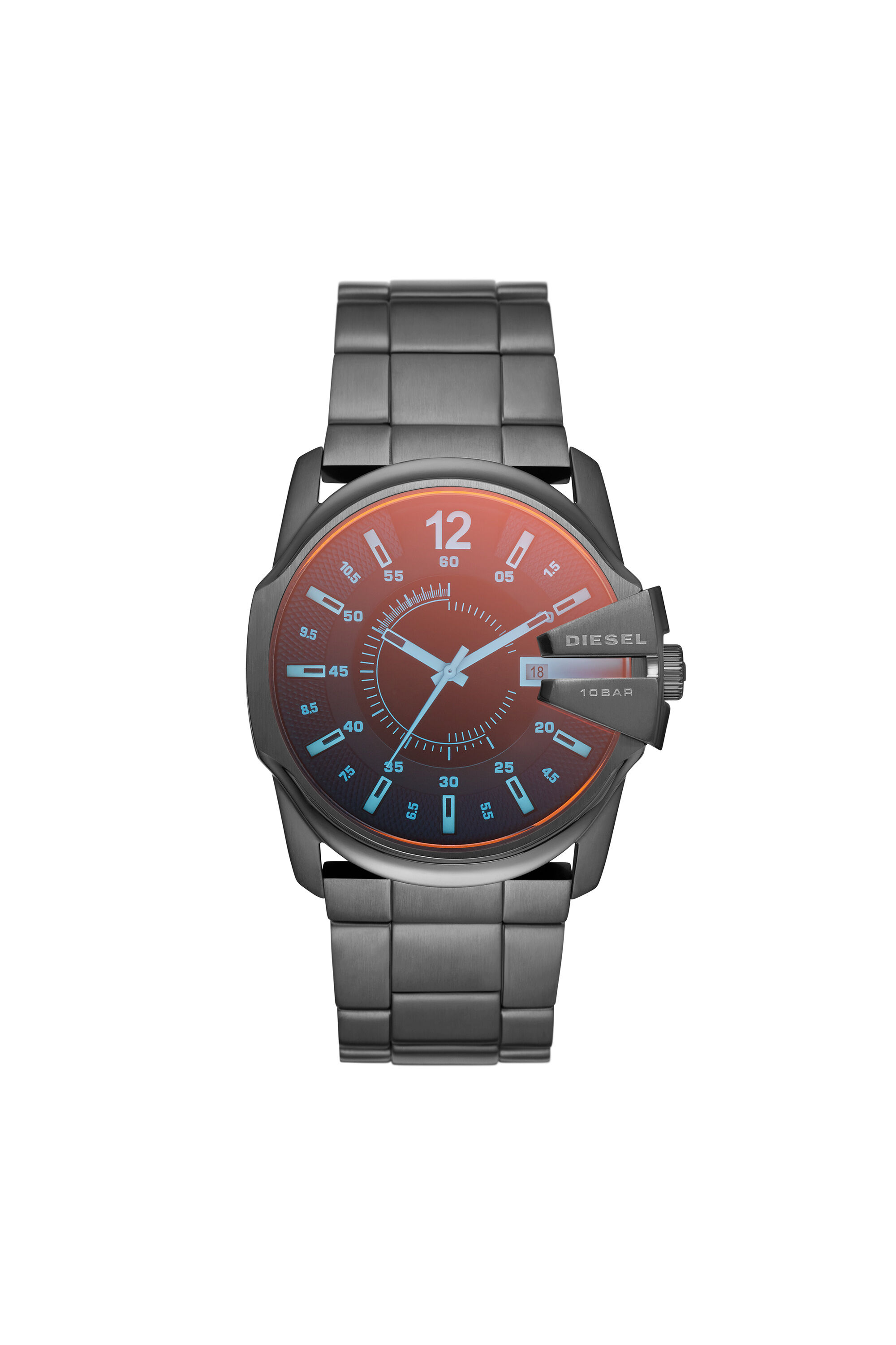 DZ1965 Man: Master Chief chronograph gunmetal-tone watch | Diesel