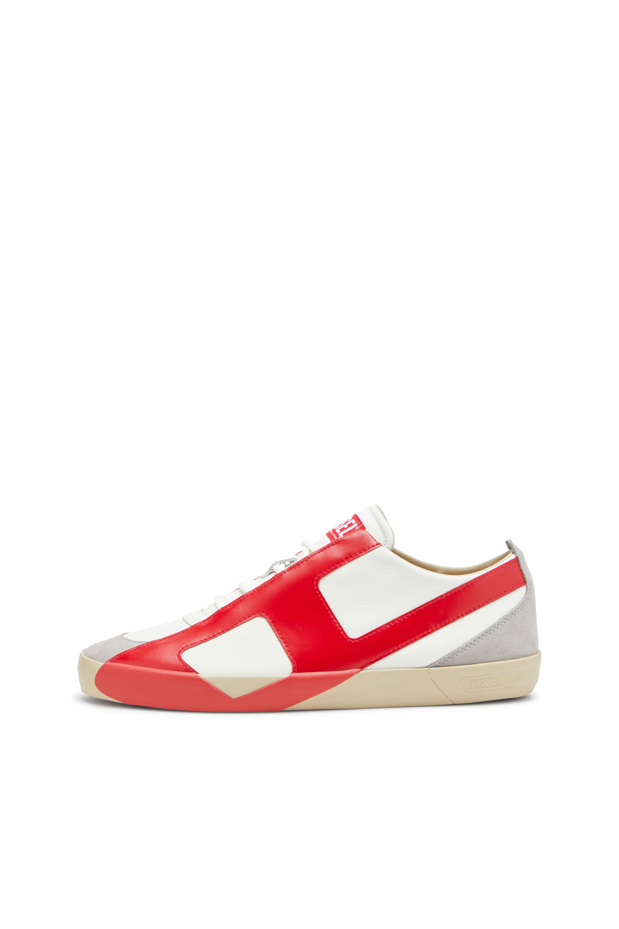 Diesel - S-SLANTE-D LOW, Man's Sneakers in suede and leather with D logo in null - 7