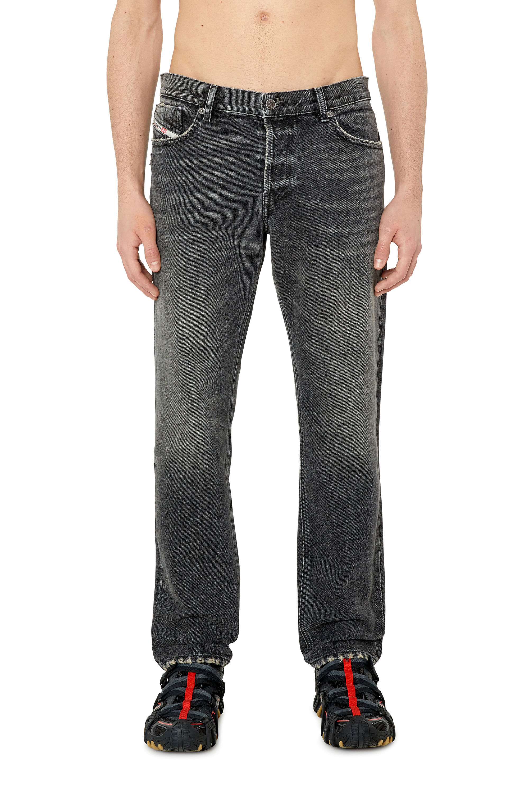 Diesel - 1995 D-Sark 007K8 Straight Jeans, Black/Dark grey - Image 3