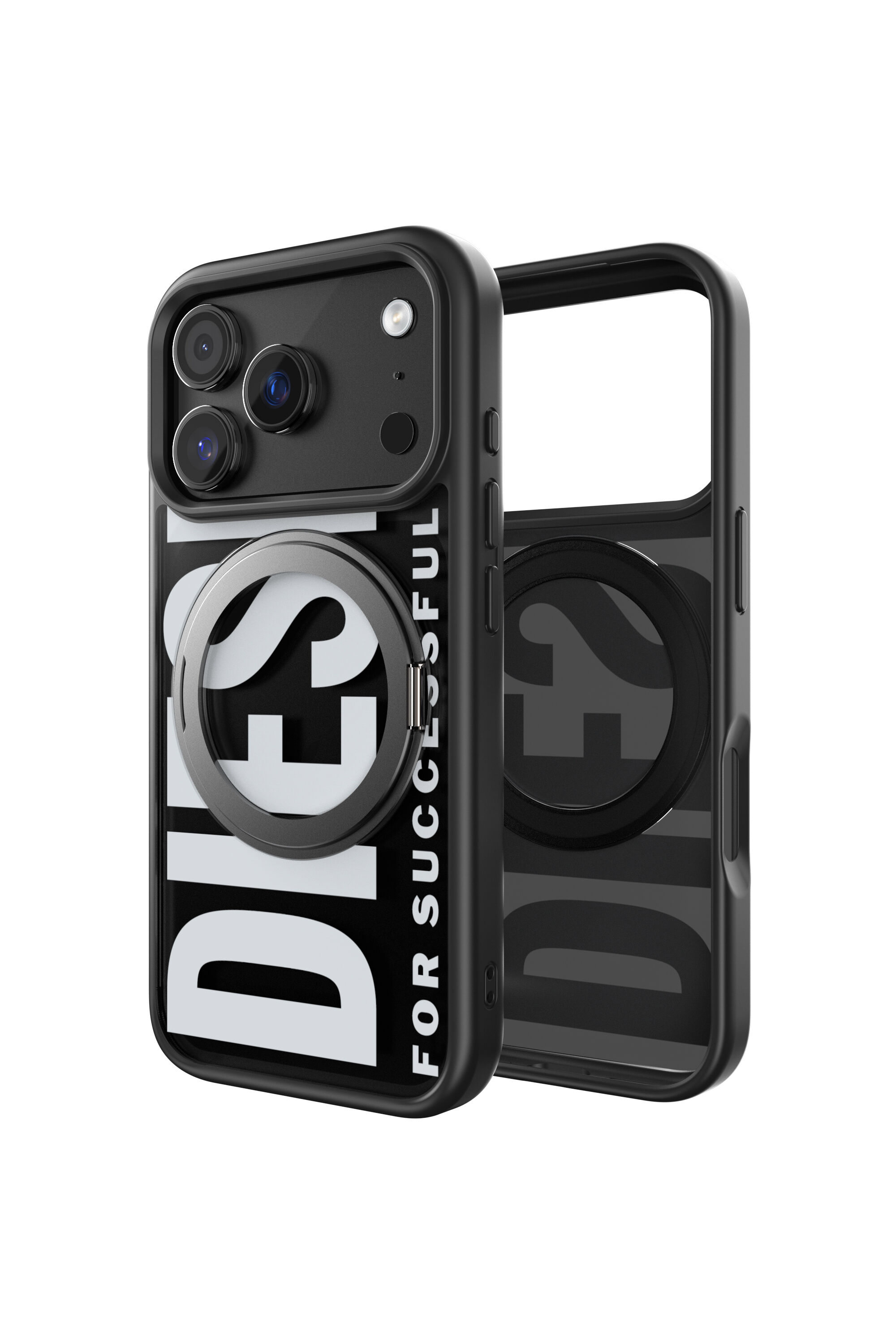 Women's Ringstand-Magsafe case for iPhone 17 Pro | Black | Diesel