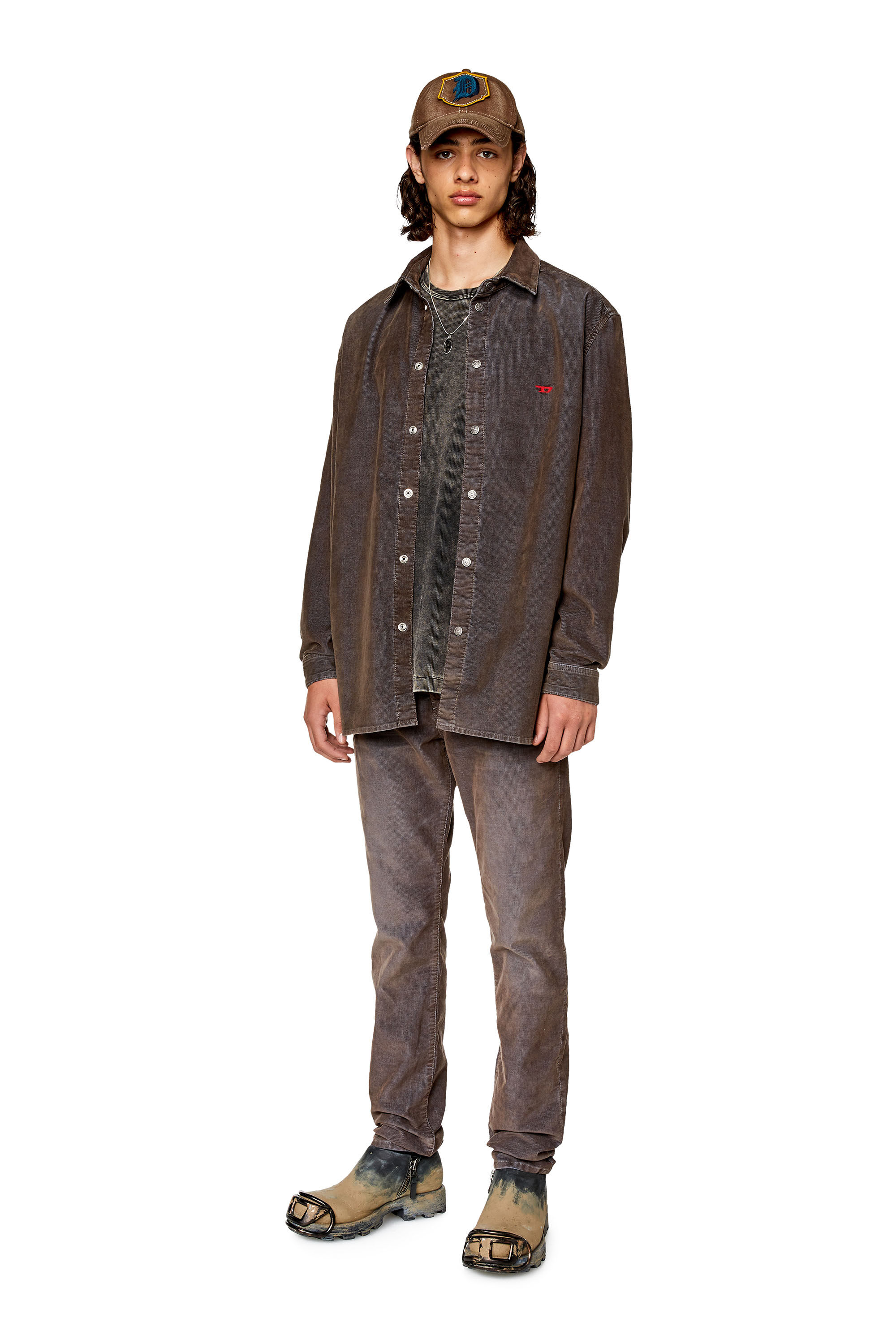Diesel - Slim Jeans 2019 D-Strukt 003GJ, Black/Dark grey - Image 1