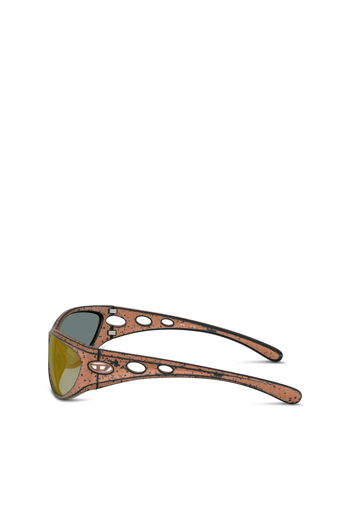 Diesel - 0DL3004U, Unisex's Cat-eye style sunglasses in Bronze - 3