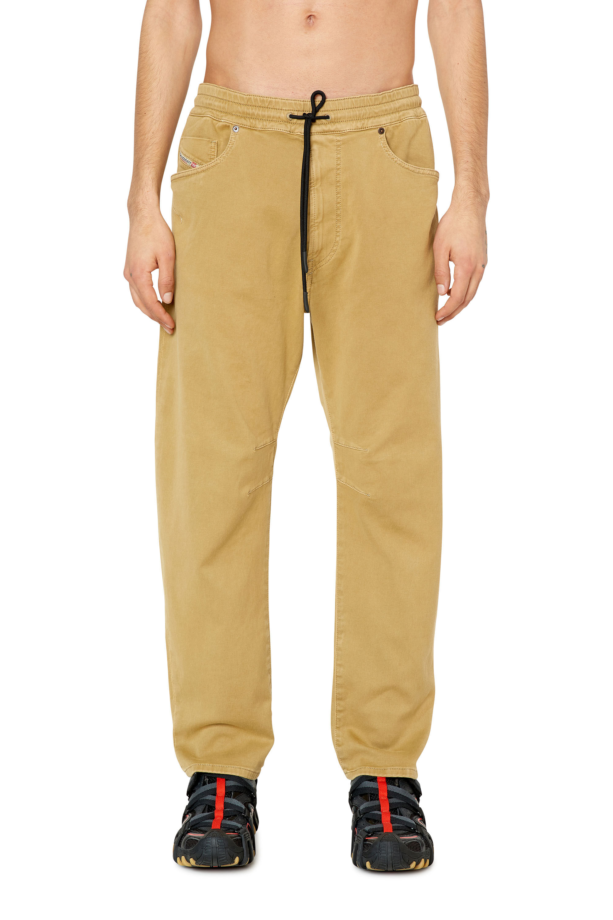 Diesel - Tapered D-Amage JoggJeans® 068DY, Light Brown - Image 3