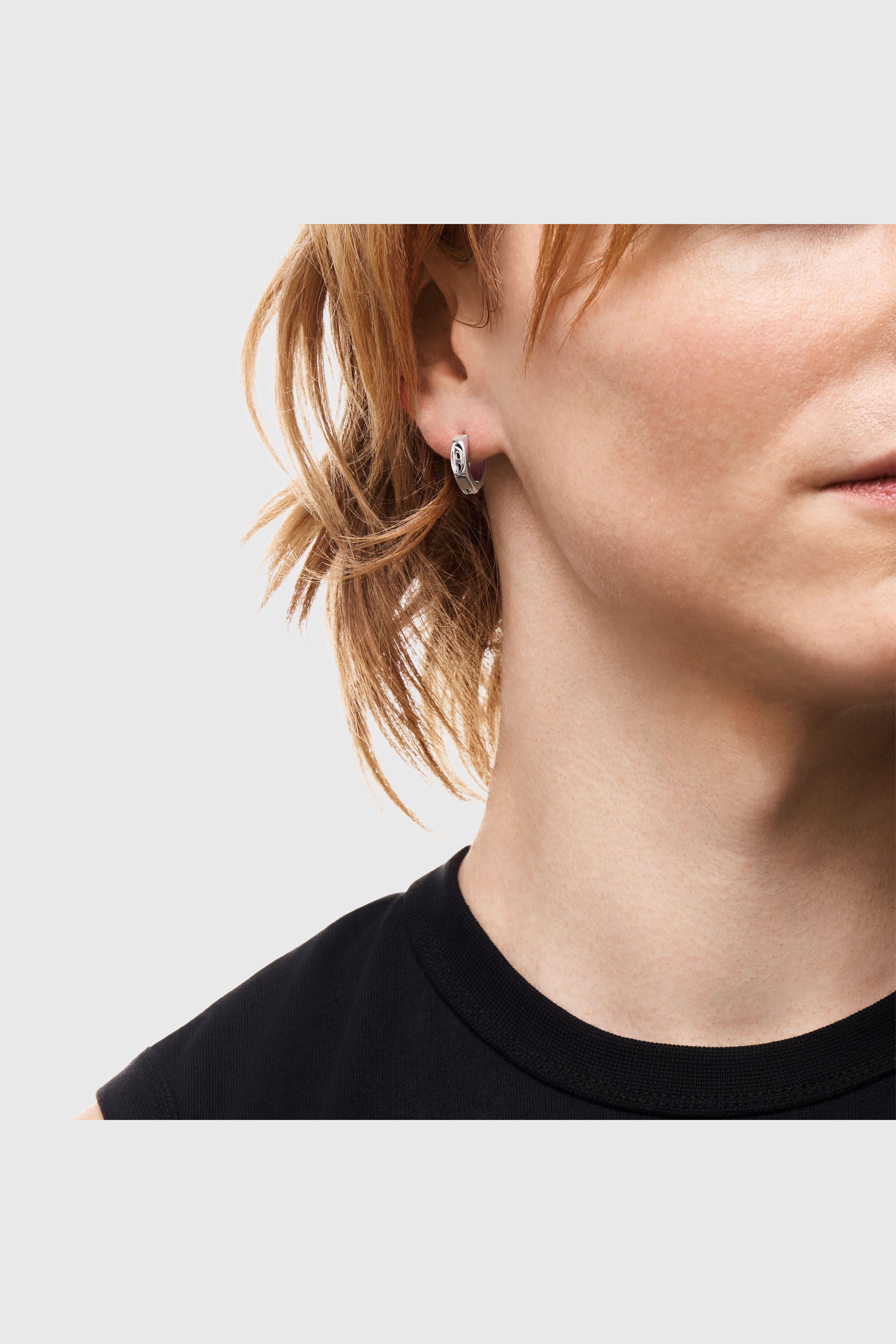 Diesel - DX1692040 JEWELLERY, Unisex's Stainless steel single hoop earring in Silver - 3