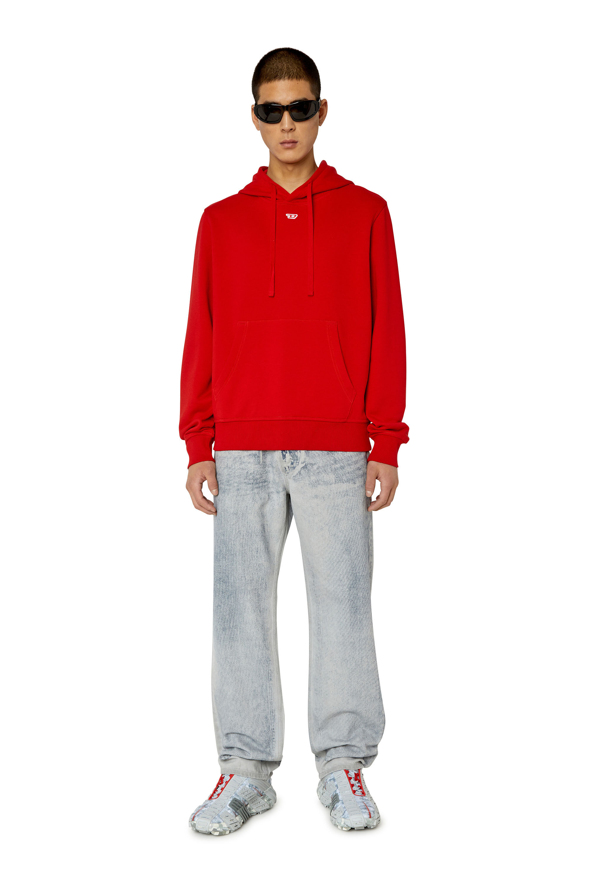 Diesel - S-GINN-HOOD-D, Red - Image 1