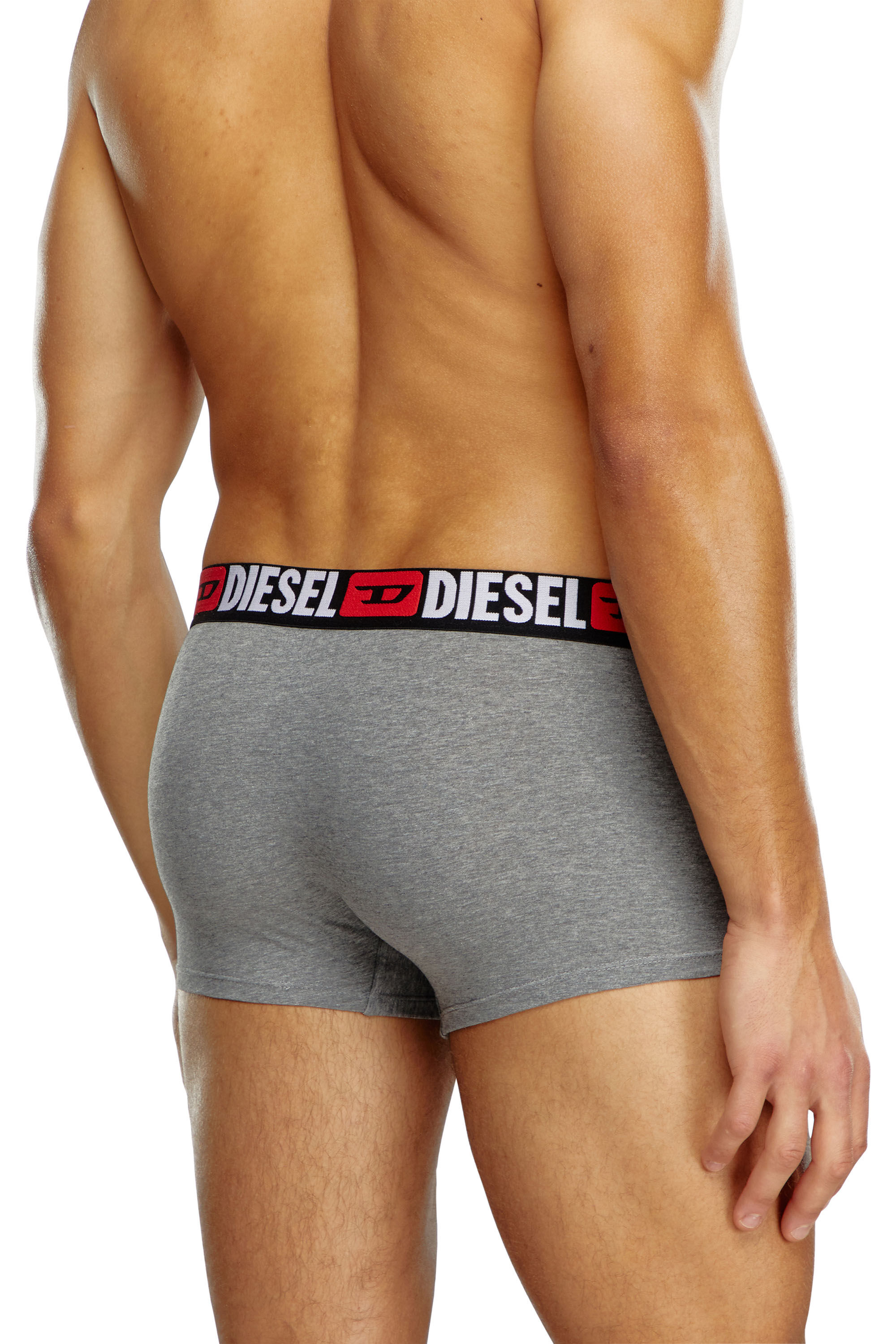 Men: Three-pack of all-over logo waist boxers | Diesel
