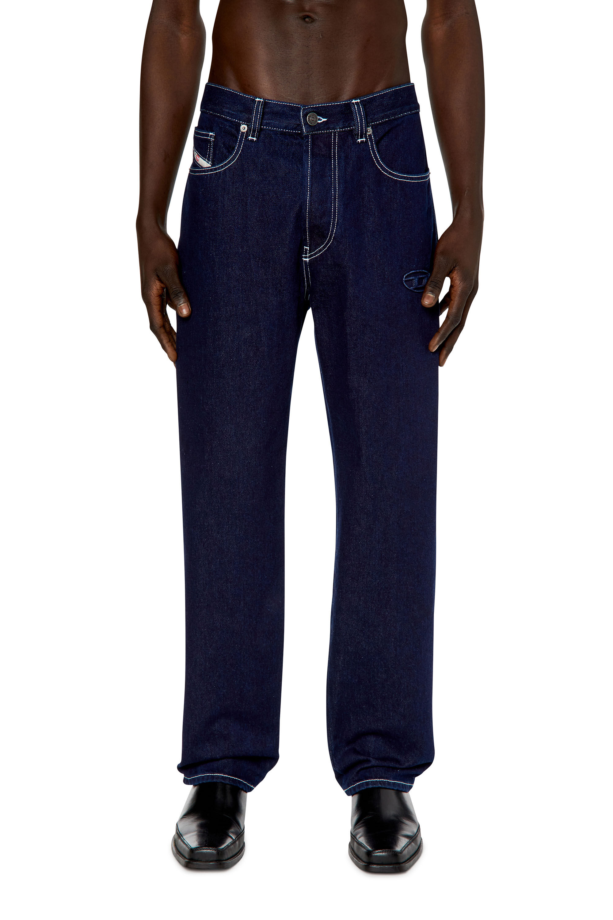 Diesel - Straight Jeans 2010 D-Macs 09F19, Dark Blue - Image 3