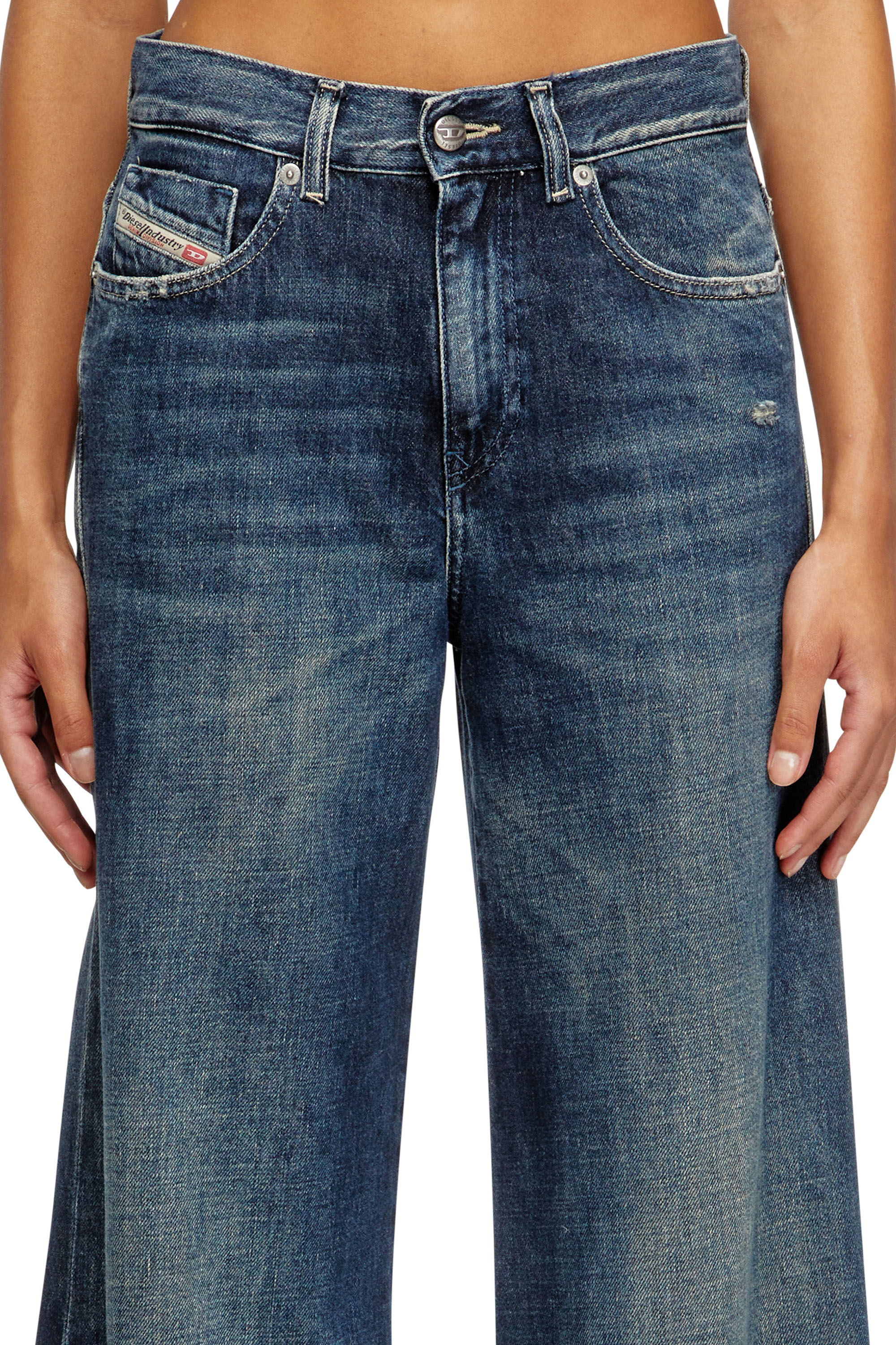 Diesel - Woman's Flare Jeans 1978 D-Akemi 09N70, Dark Blue - 5