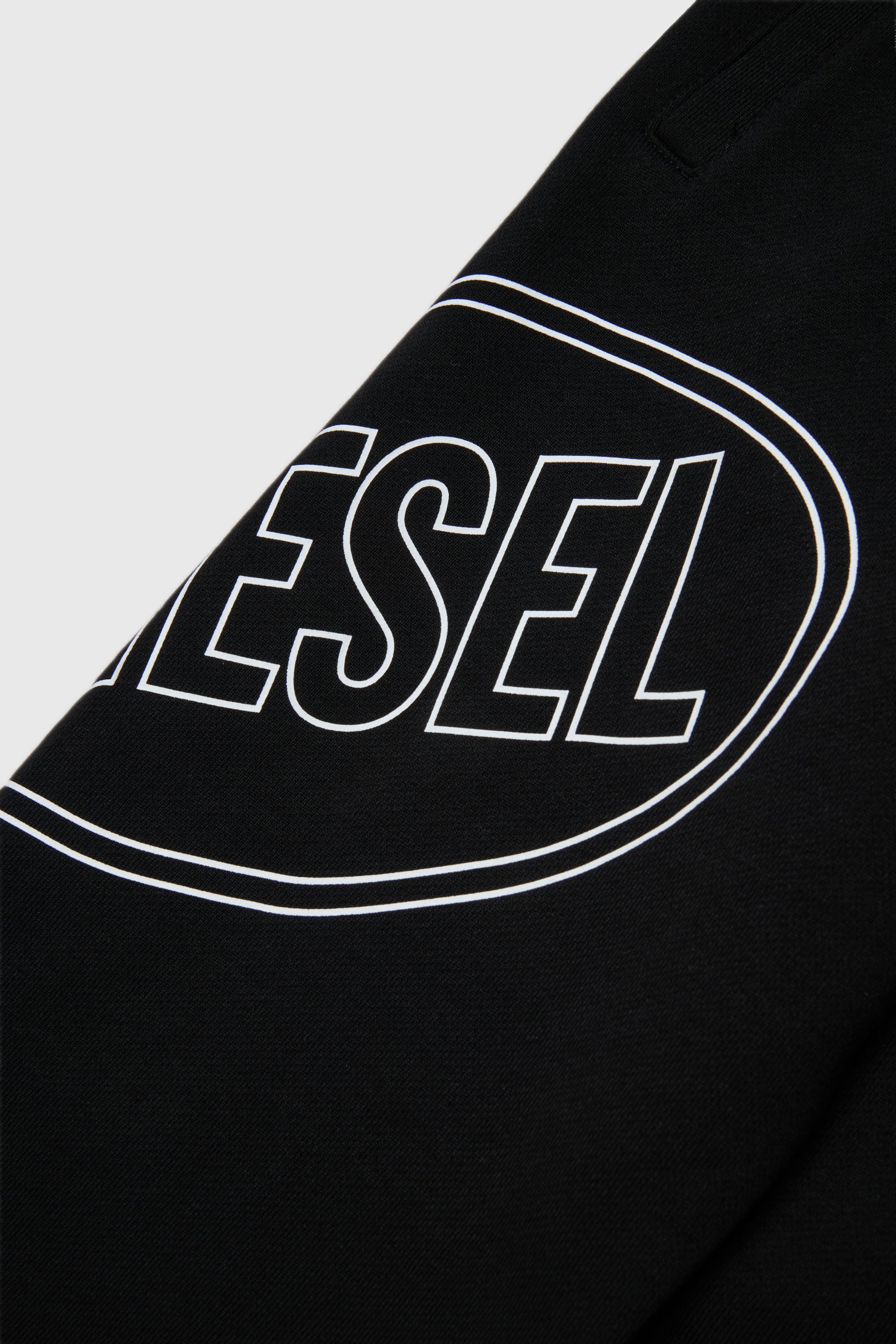 Diesel - PCIRCLE, Man's Sweatpants with side print in Black - 4