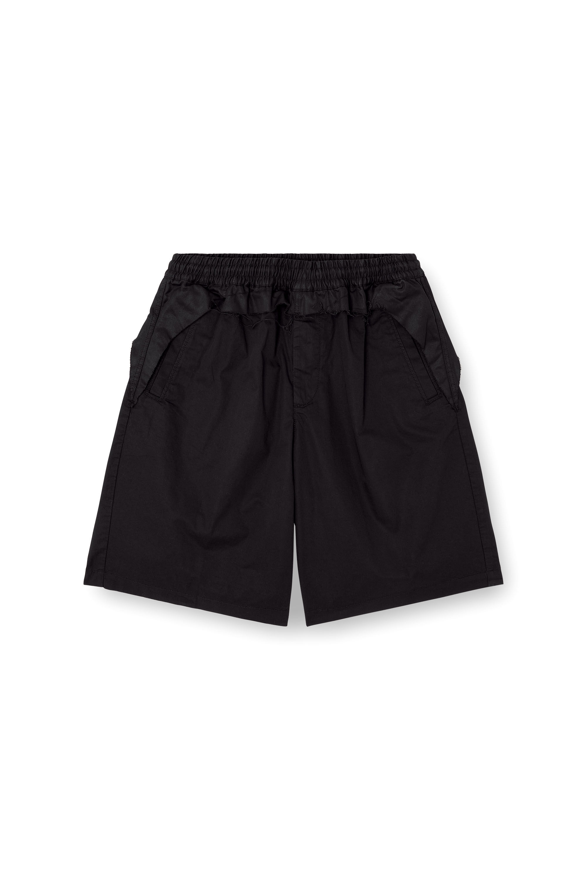 Diesel - P-GUSTAF-SHORT, Man's Cargo shorts in Black - 2