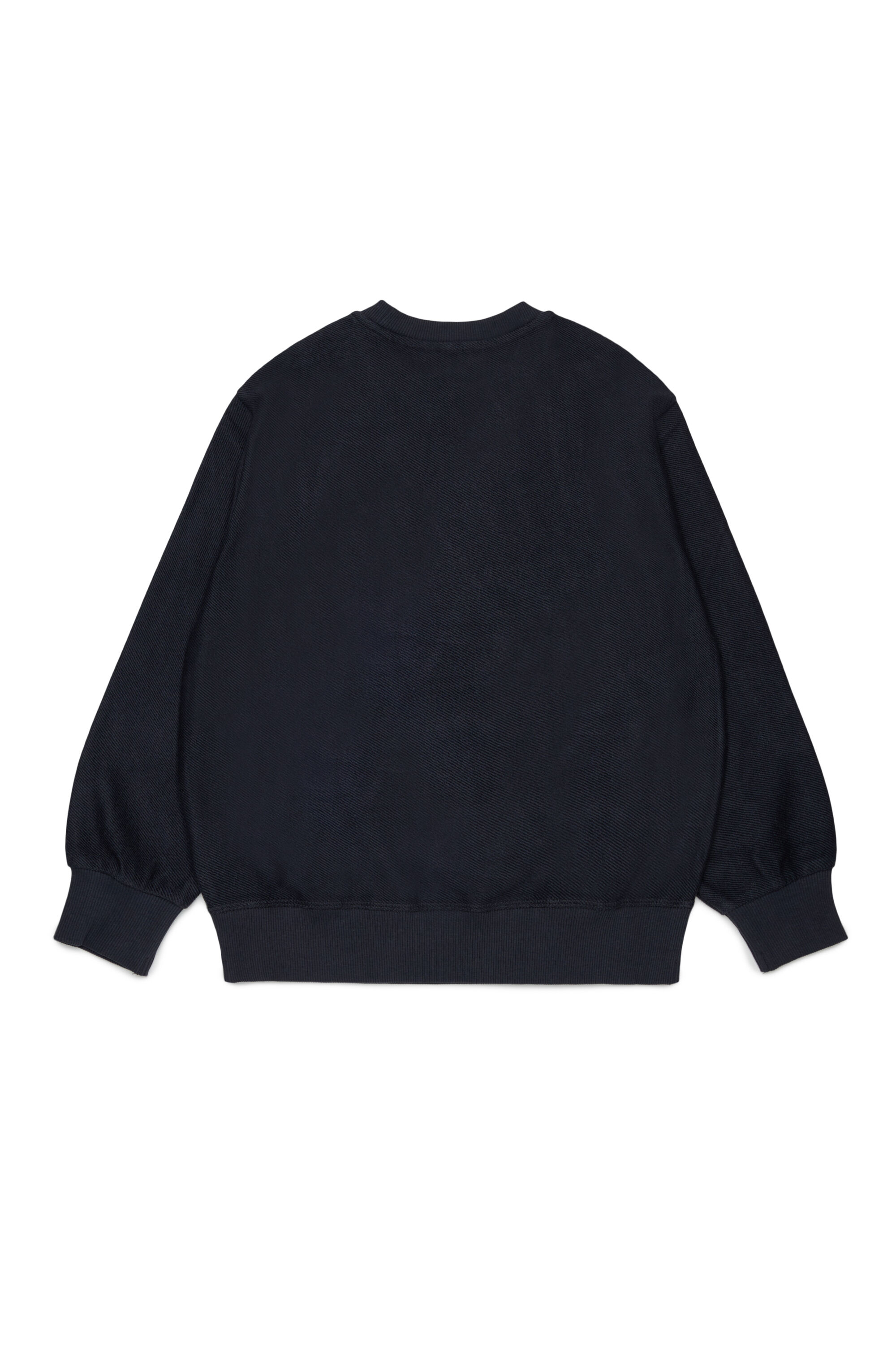 Diesel - SFRIT OVER, Man's Sweatshirt with streaks and Oval D logo in Black - 2