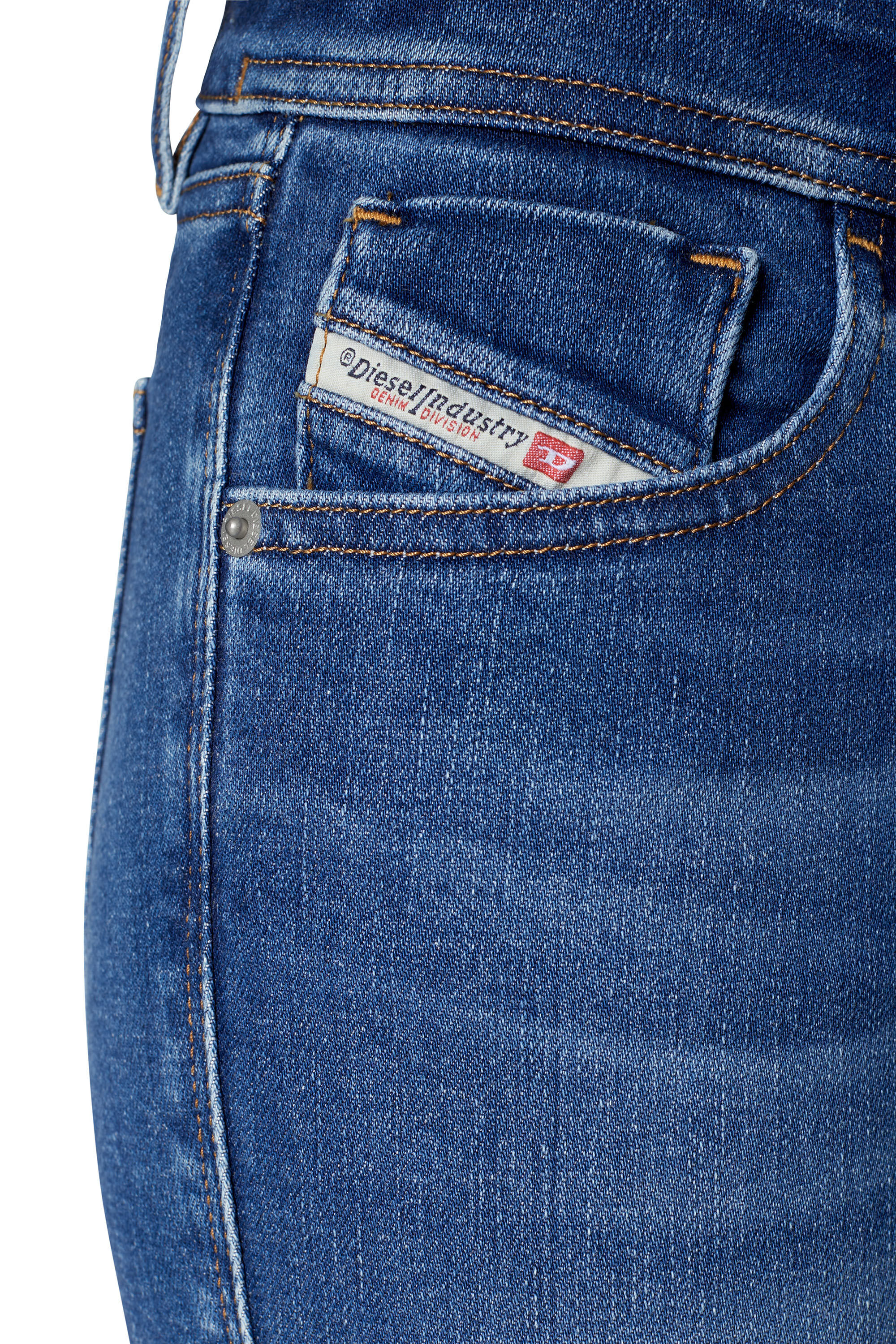 Diesel - Super skinny Jeans 2018 Slandy-Low 09C21, Medium blue - Image 6