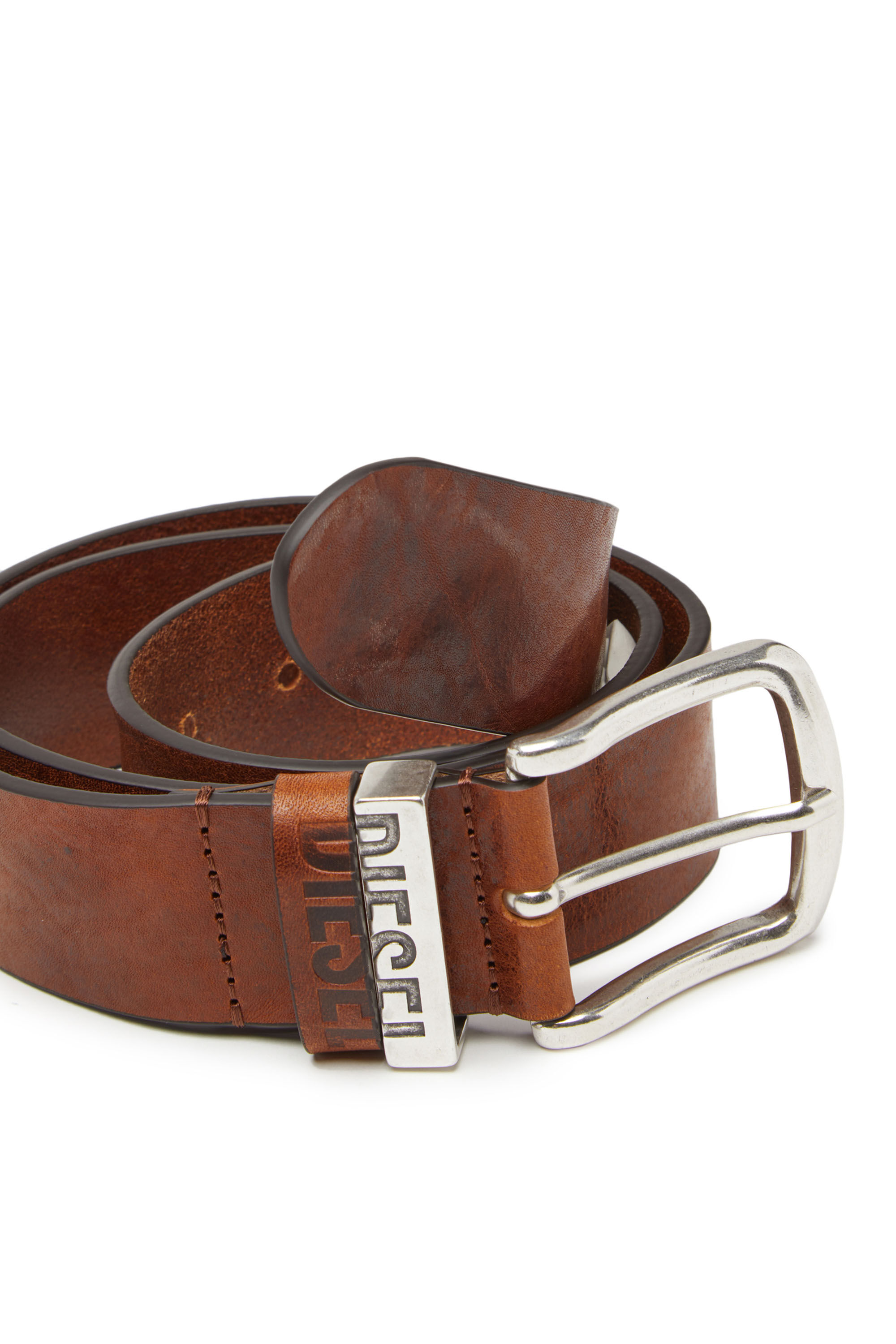 Men's Belt with contrast loops | Diesel B-VISIBLE