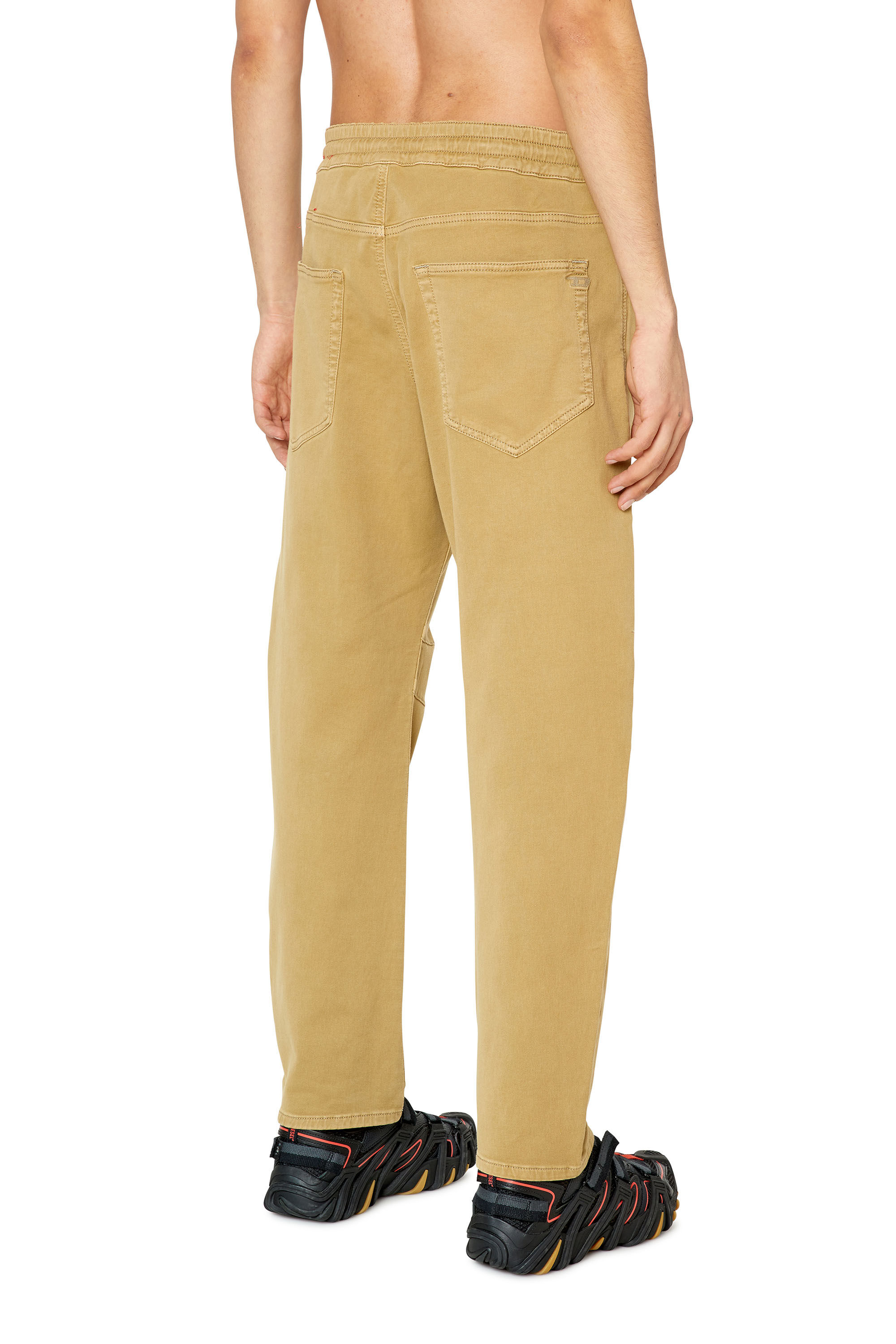Diesel - Tapered D-Amage JoggJeans® 068DY, Light Brown - Image 4
