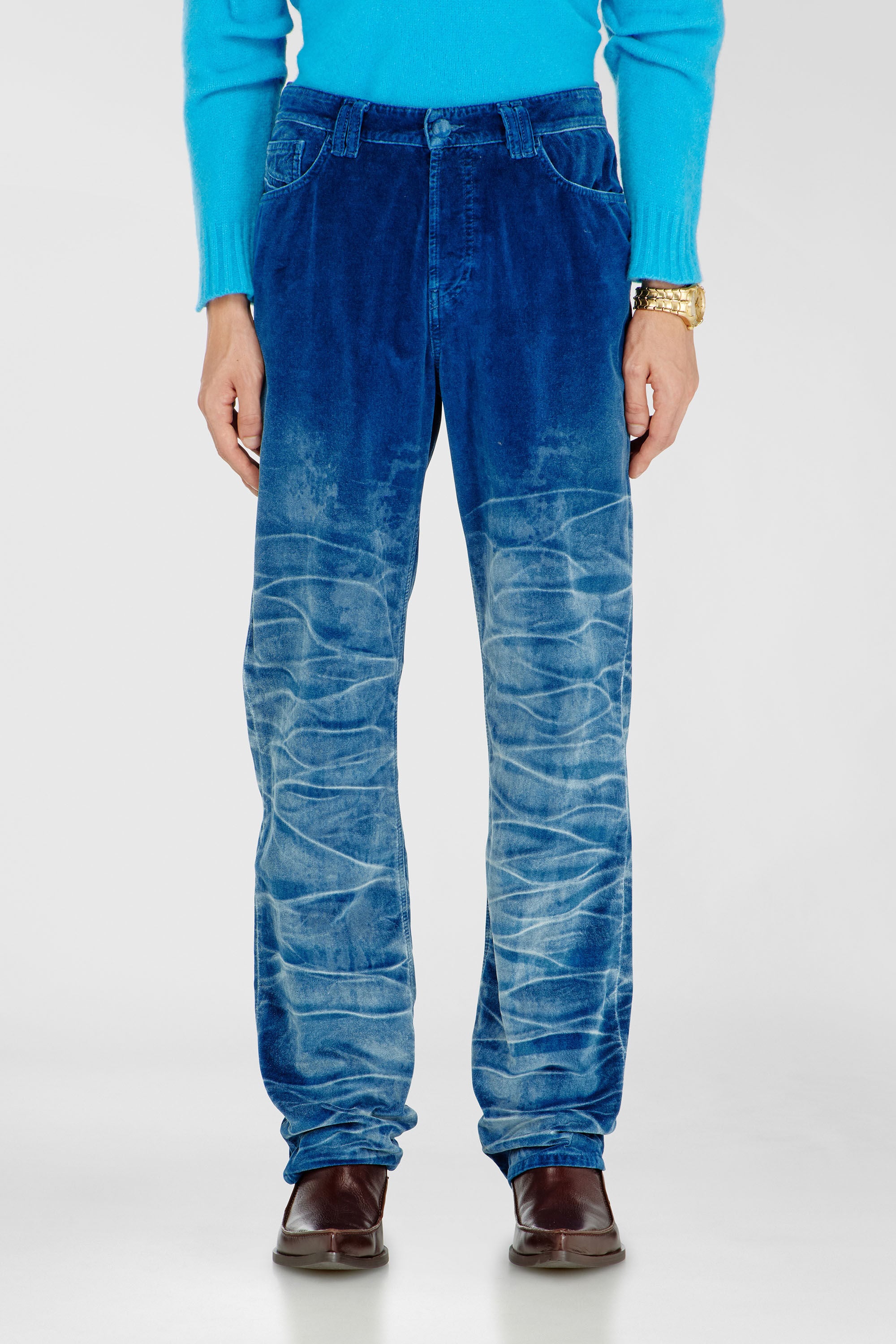 Diesel - Man's Regular Jeans 1991 D-Voeed 003PF, Dark Blue - 4