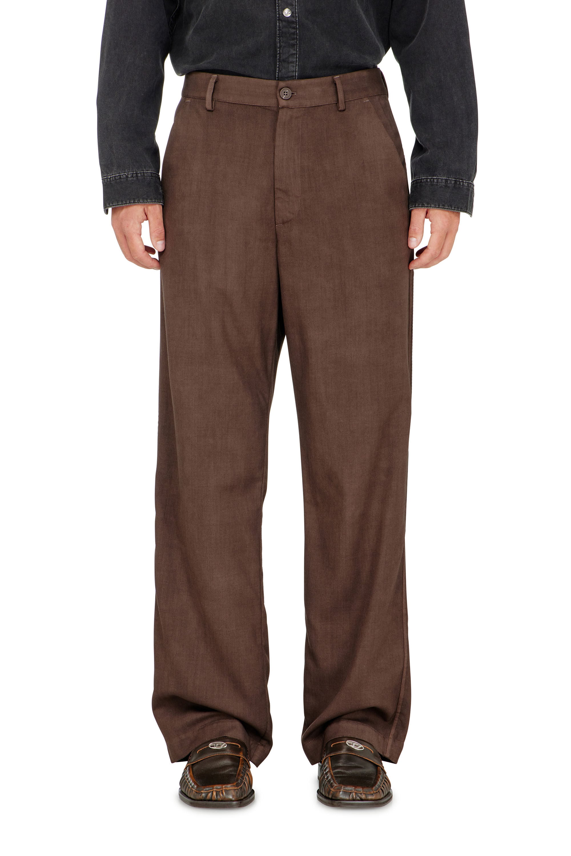 Diesel - P-HANT-CHINO-AECB, Man's Chino pants in light stretch wool in null - 3