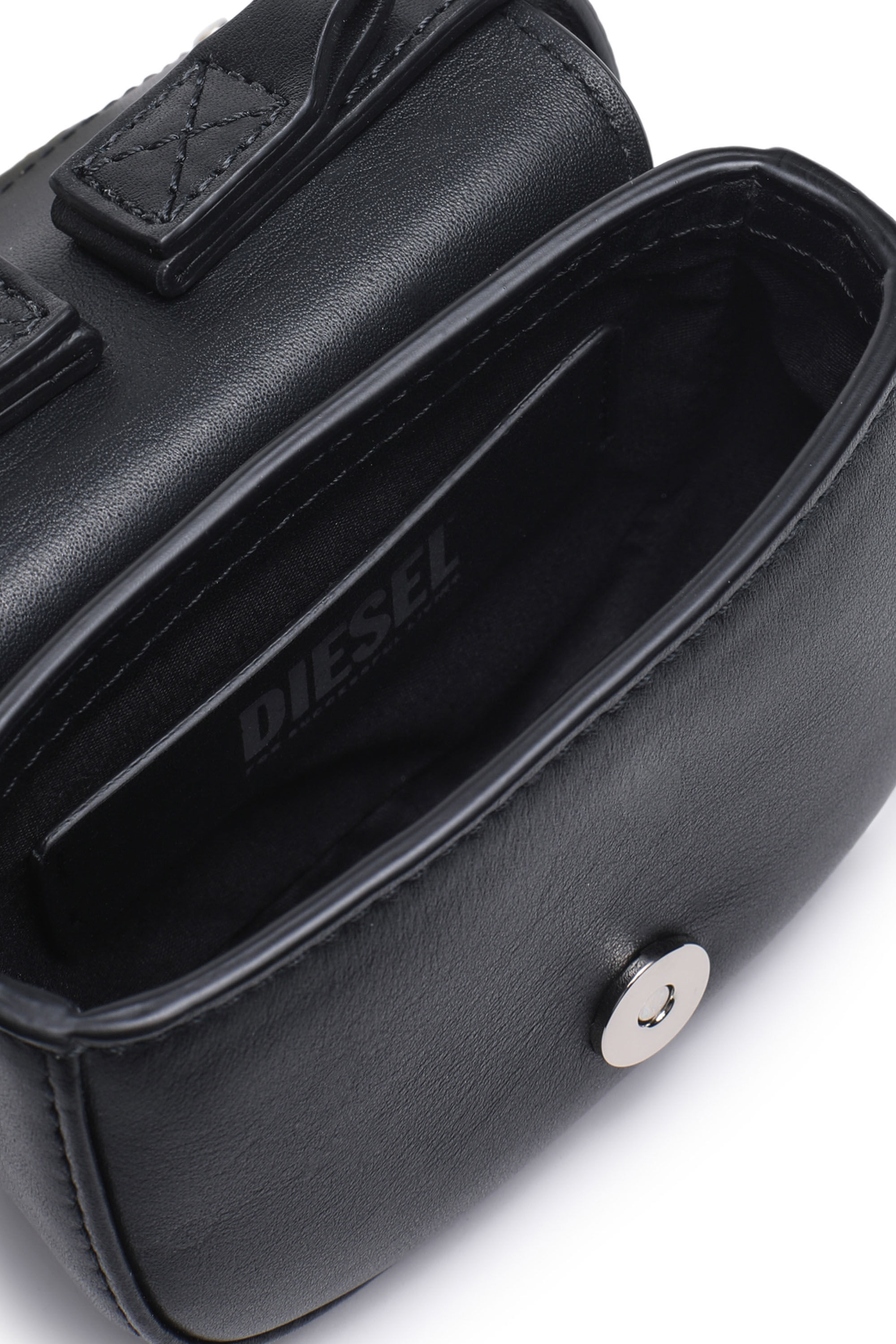 1DR XS Bag Woman: leather mini Bag with D logo plaque | Diesel 1DR XS Bag Woman: leather mini Bag with D logo plaque | Diesel