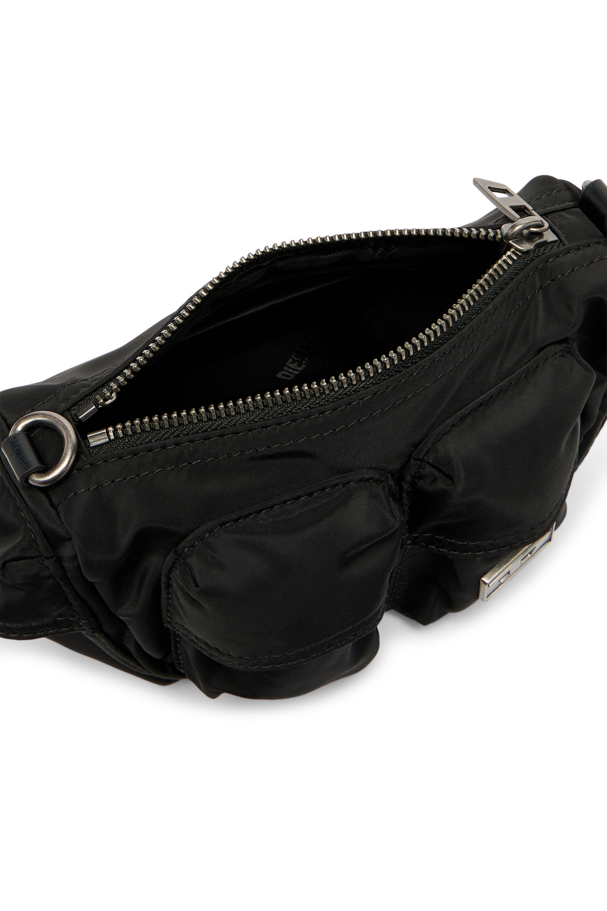 Diesel - MULTI-PKTS CROSSBODY XS X, Unisex's Multi-Pkts - Small bag with flap pockets in Black - 3