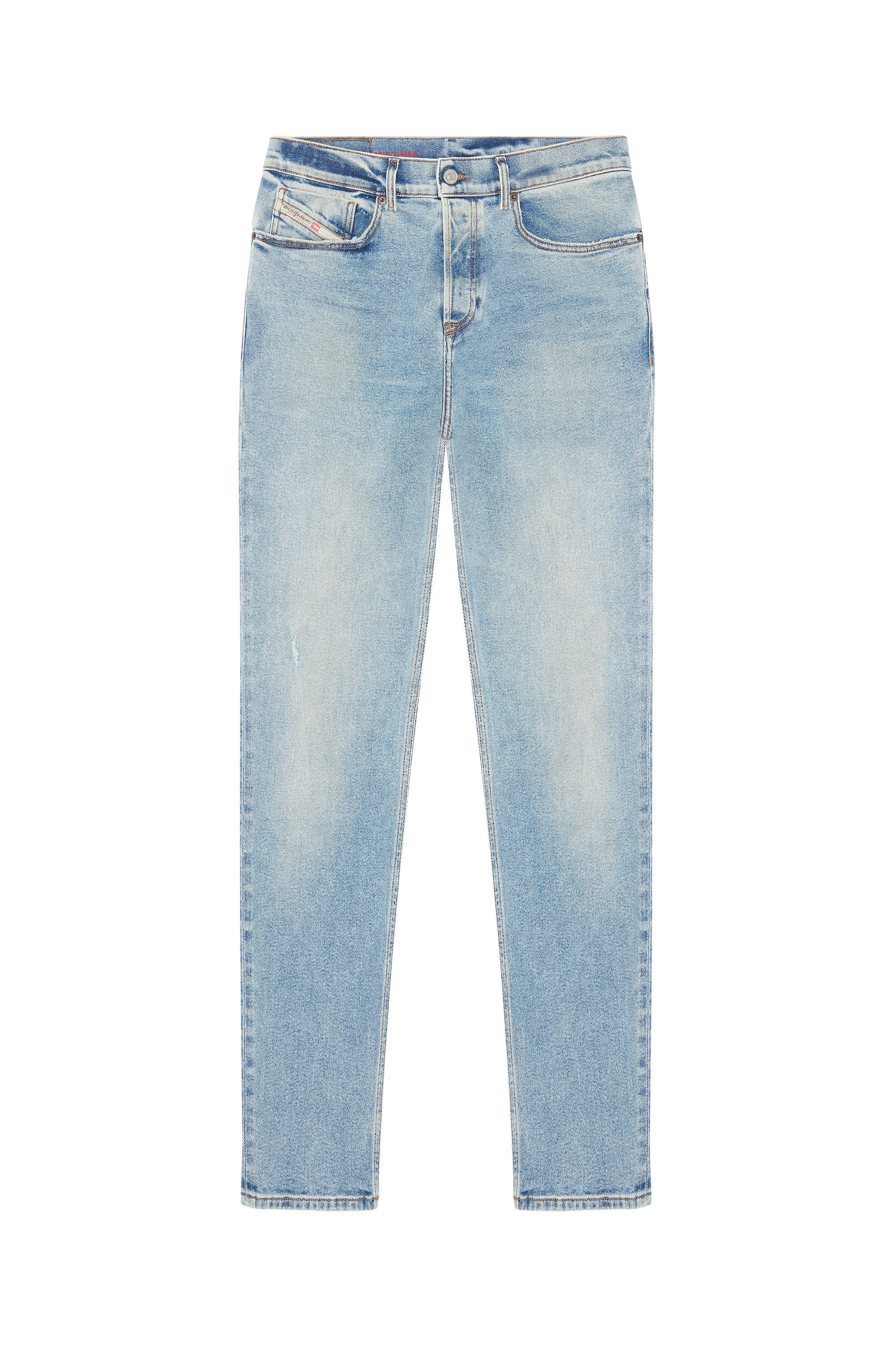 Diesel - 2005 D-Fining 09E86 Tapered Jeans, Light Blue - Image 2