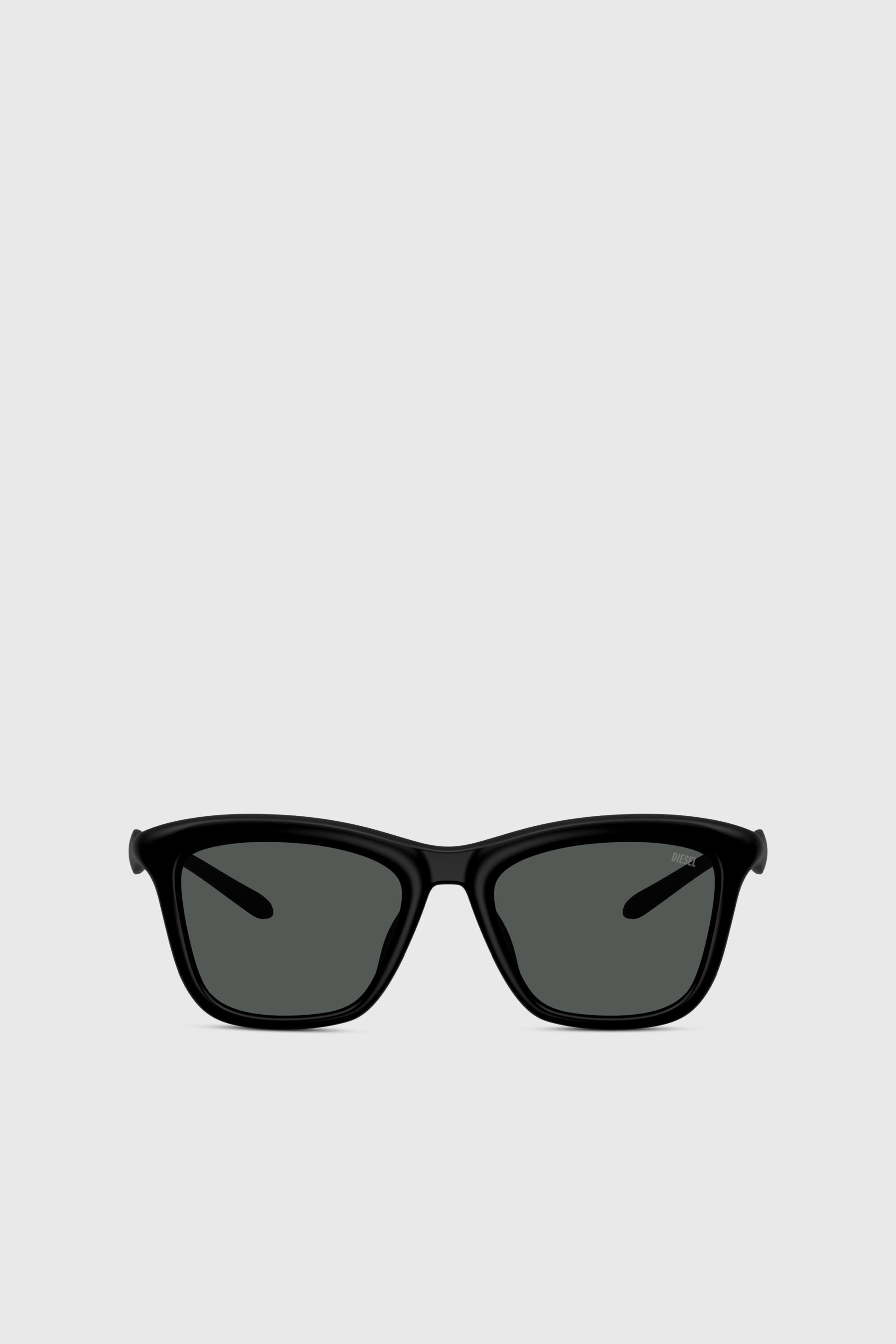 Diesel - 0DL3008U, Unisex's Square sunglasses in Black - 1