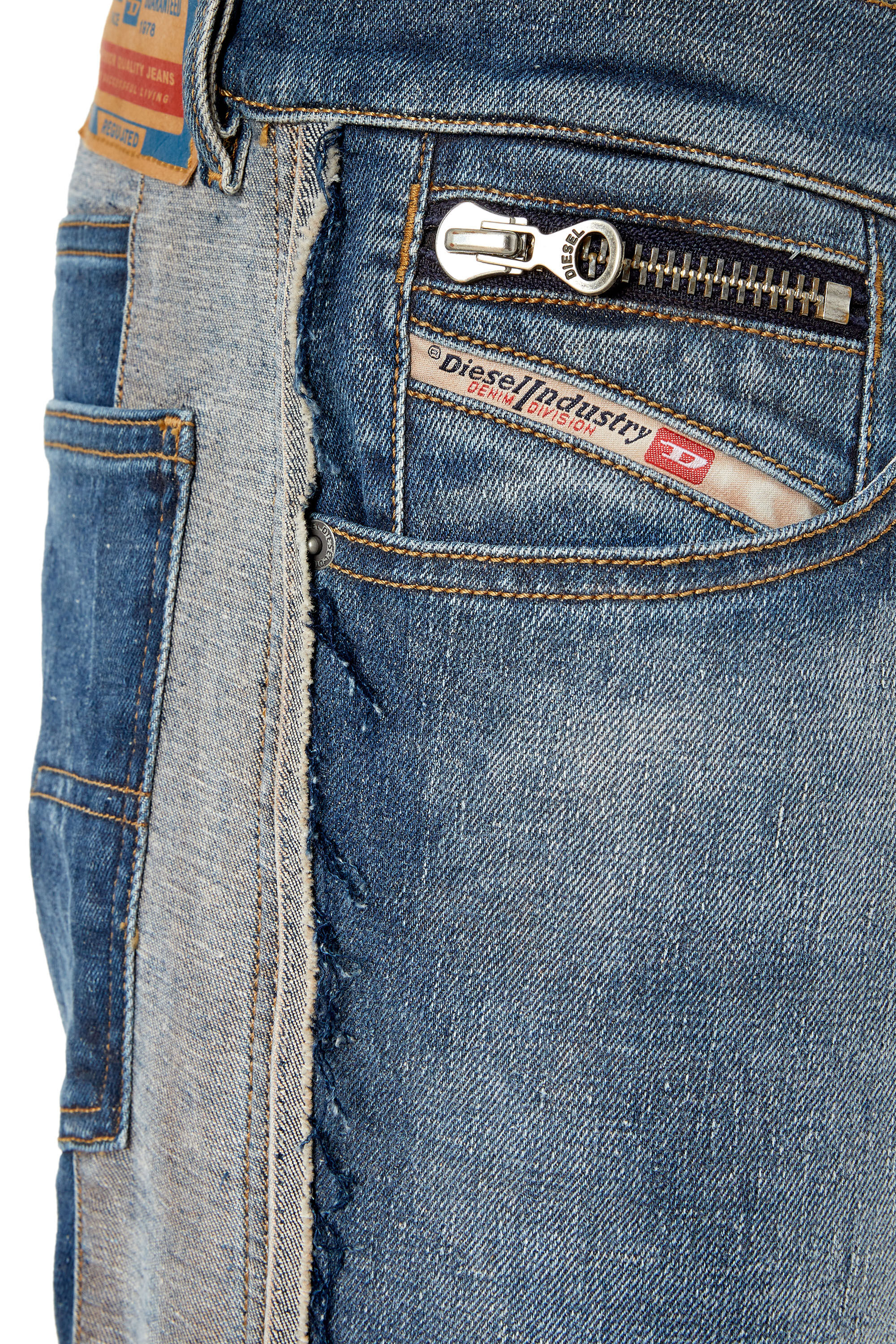 Diesel - 1995 D-Sark 09F39 Straight Jeans, Dark Blue - Image 5