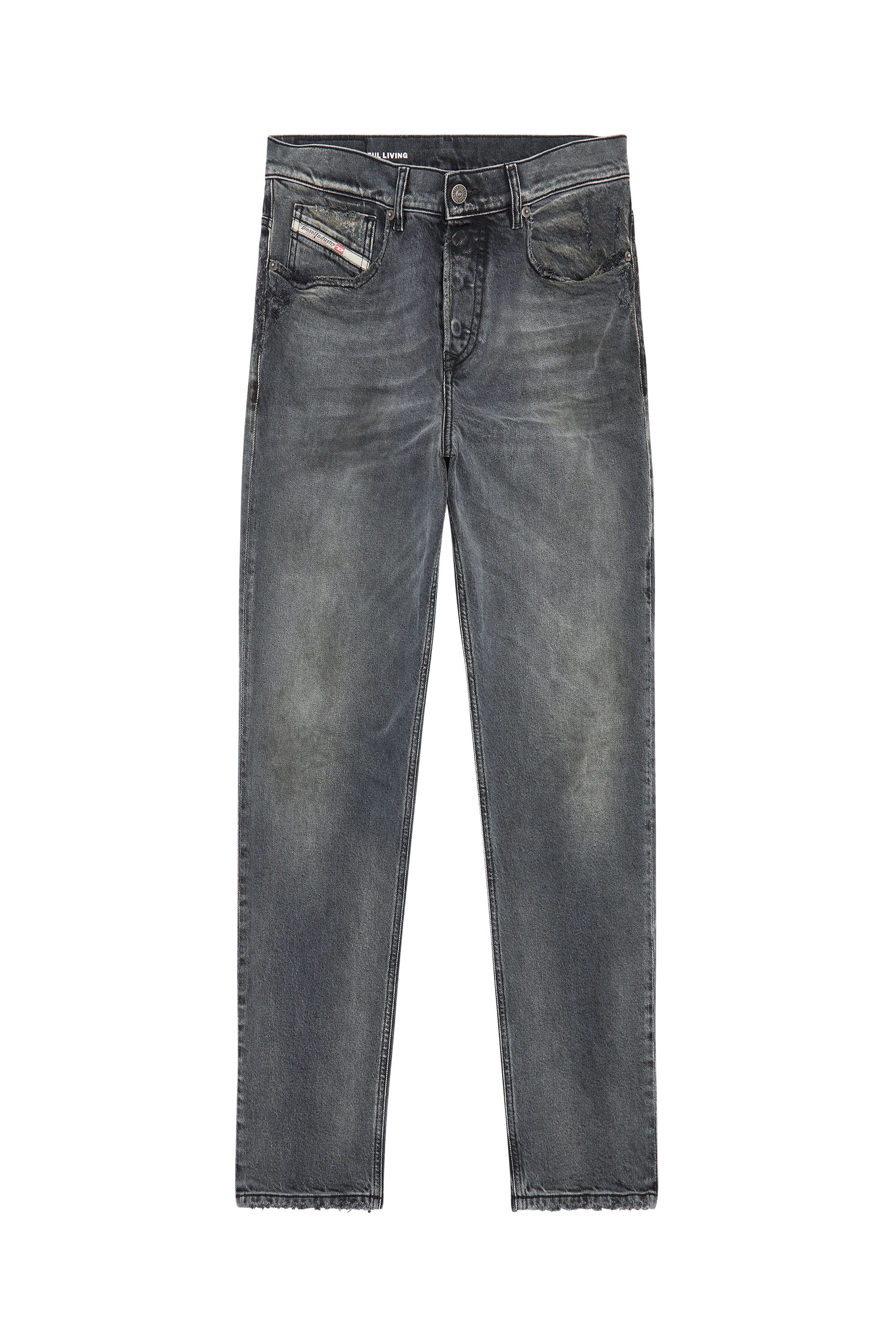 Diesel - Tapered Jeans 2005 D-Fining 09F17, Black/Dark grey - Image 2