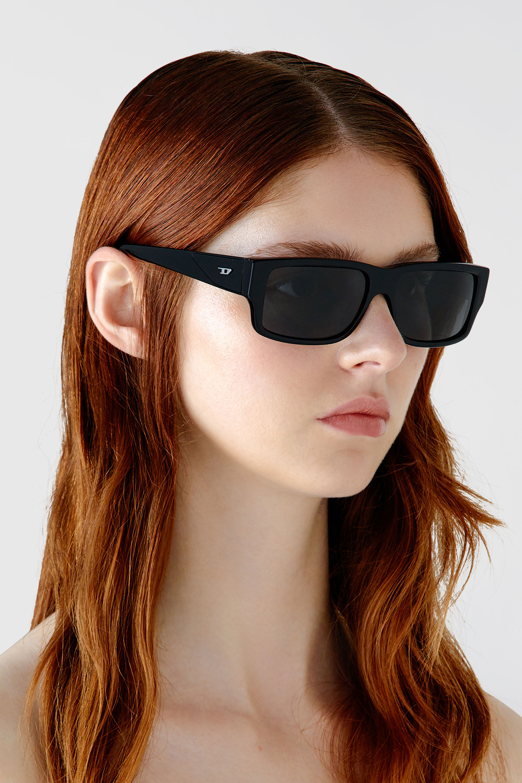 Diesel - 0DL2003 SIZE 57, Man's Rectangle sunglasses in Dark grey - 6