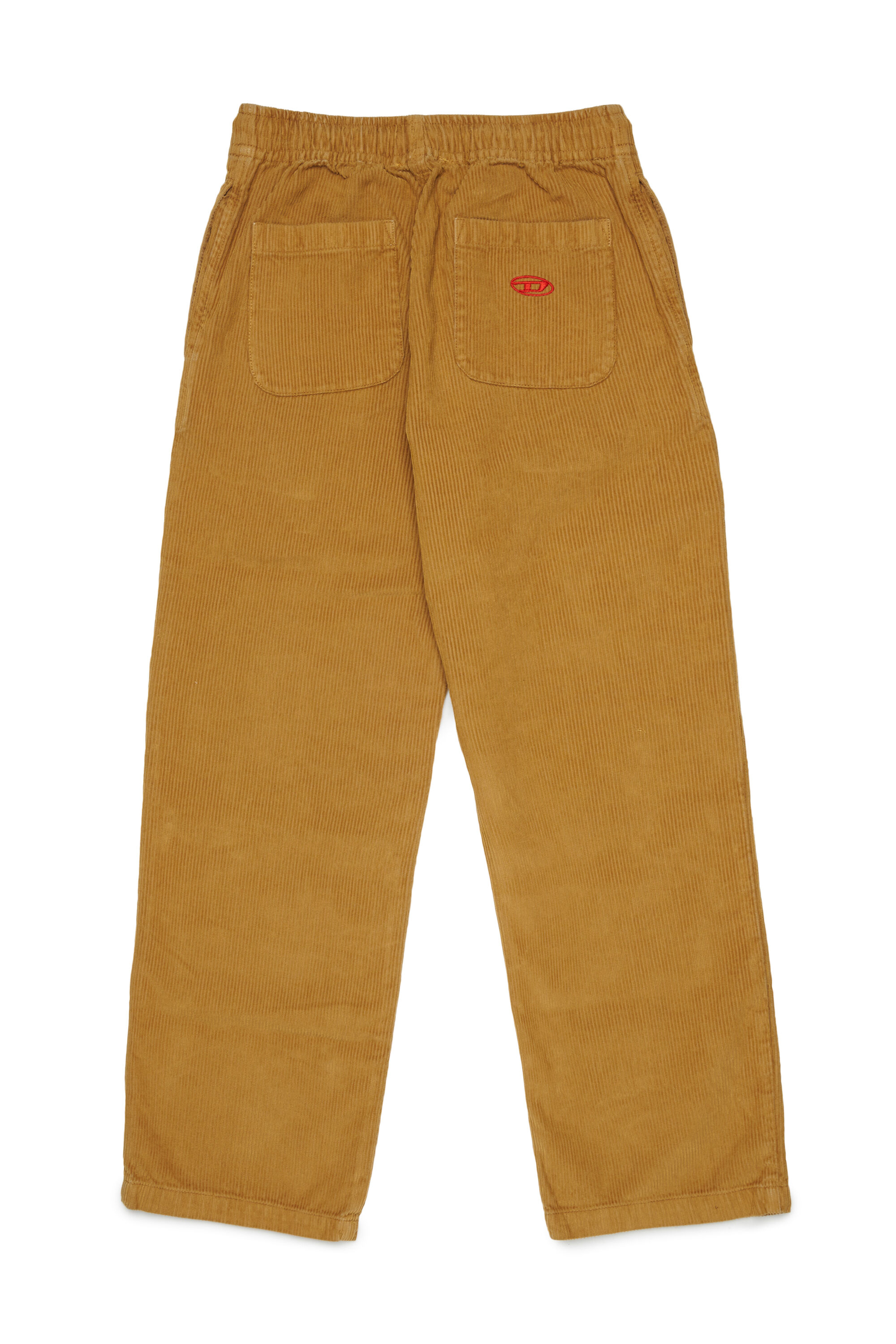 Boy'sCorduroy pants with drawstring waist | Brown | Diesel FI