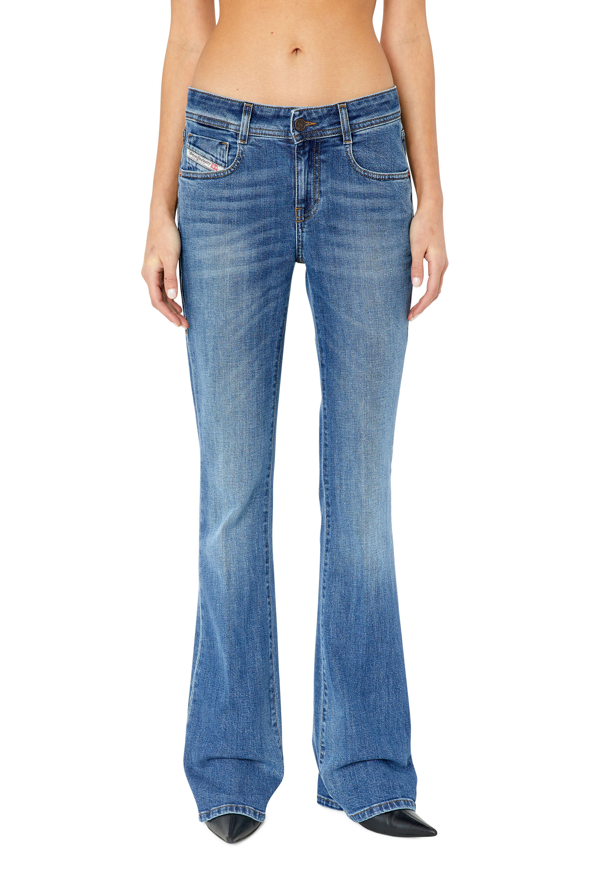 Diesel - Bootcut and Flare Jeans 1969 D-Ebbey E86AM, Medium blue - Image 3