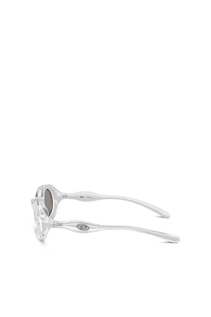 Diesel - 0DL3011U, Unisex's Oval sunglasses in Grey - 3