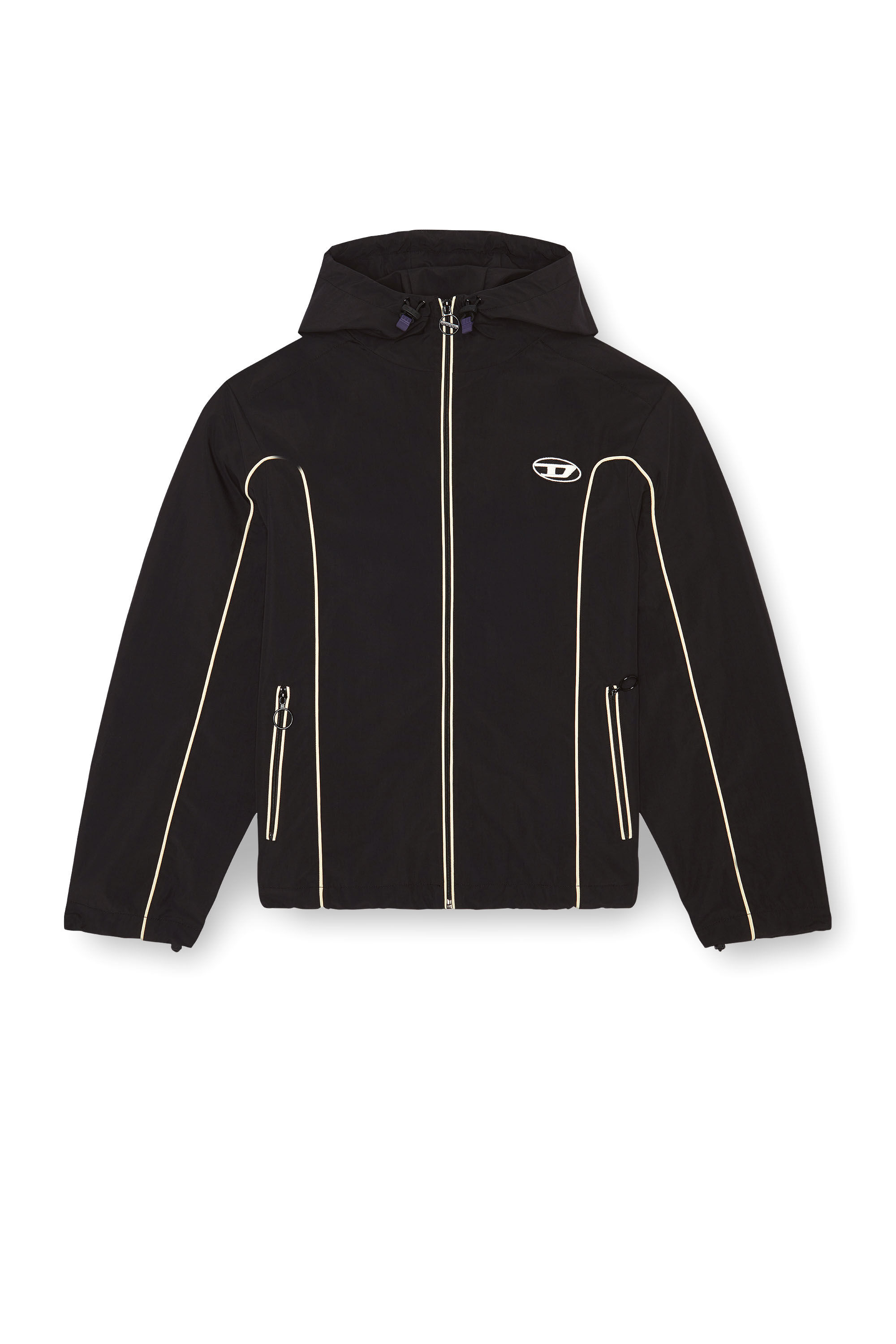 J-HIVES Man: Windbreaker Jacket with contrast piping | Diesel