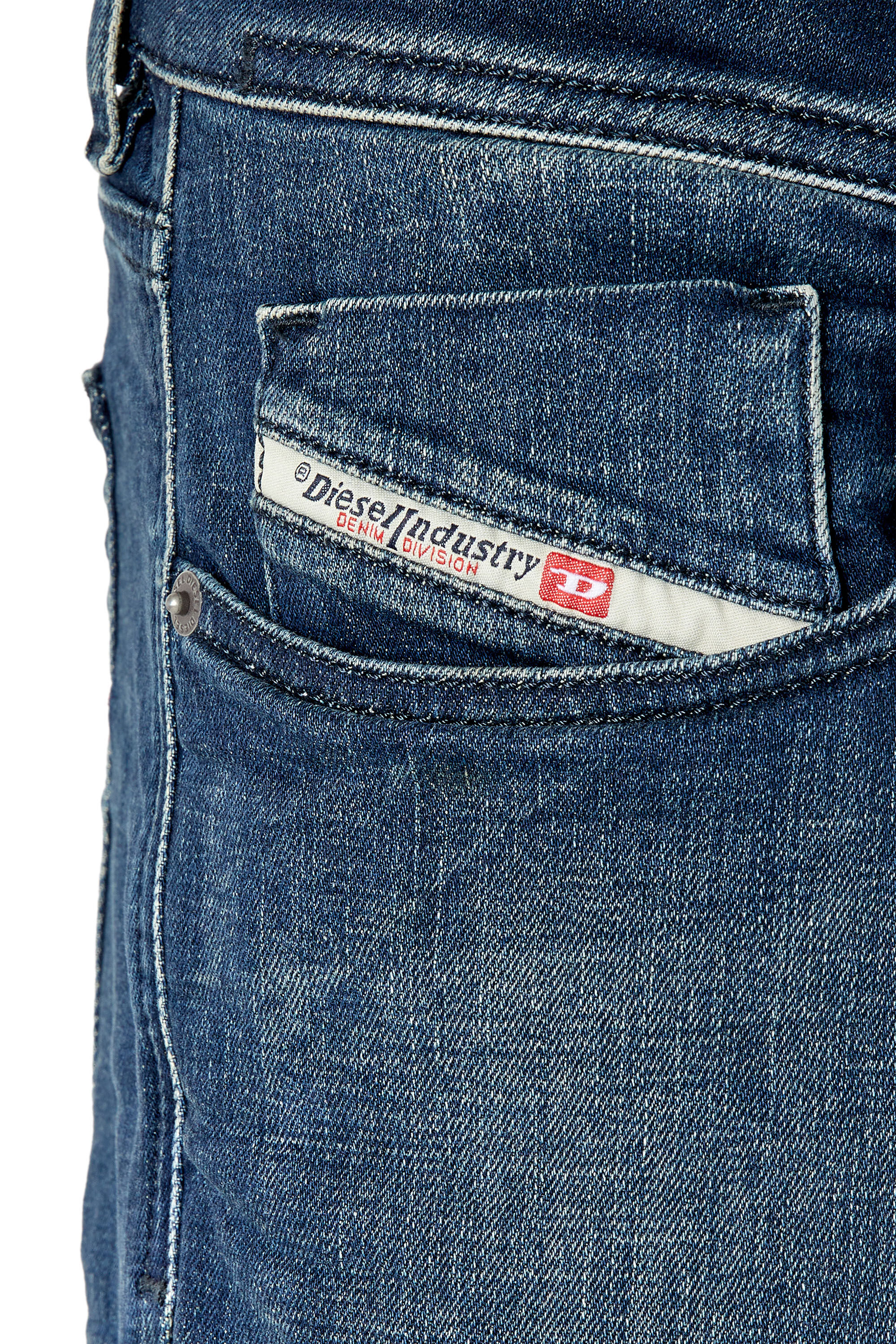 Diesel - Man's Skinny Jeans 1979 Sleenker 09F58, Dark Blue - 6