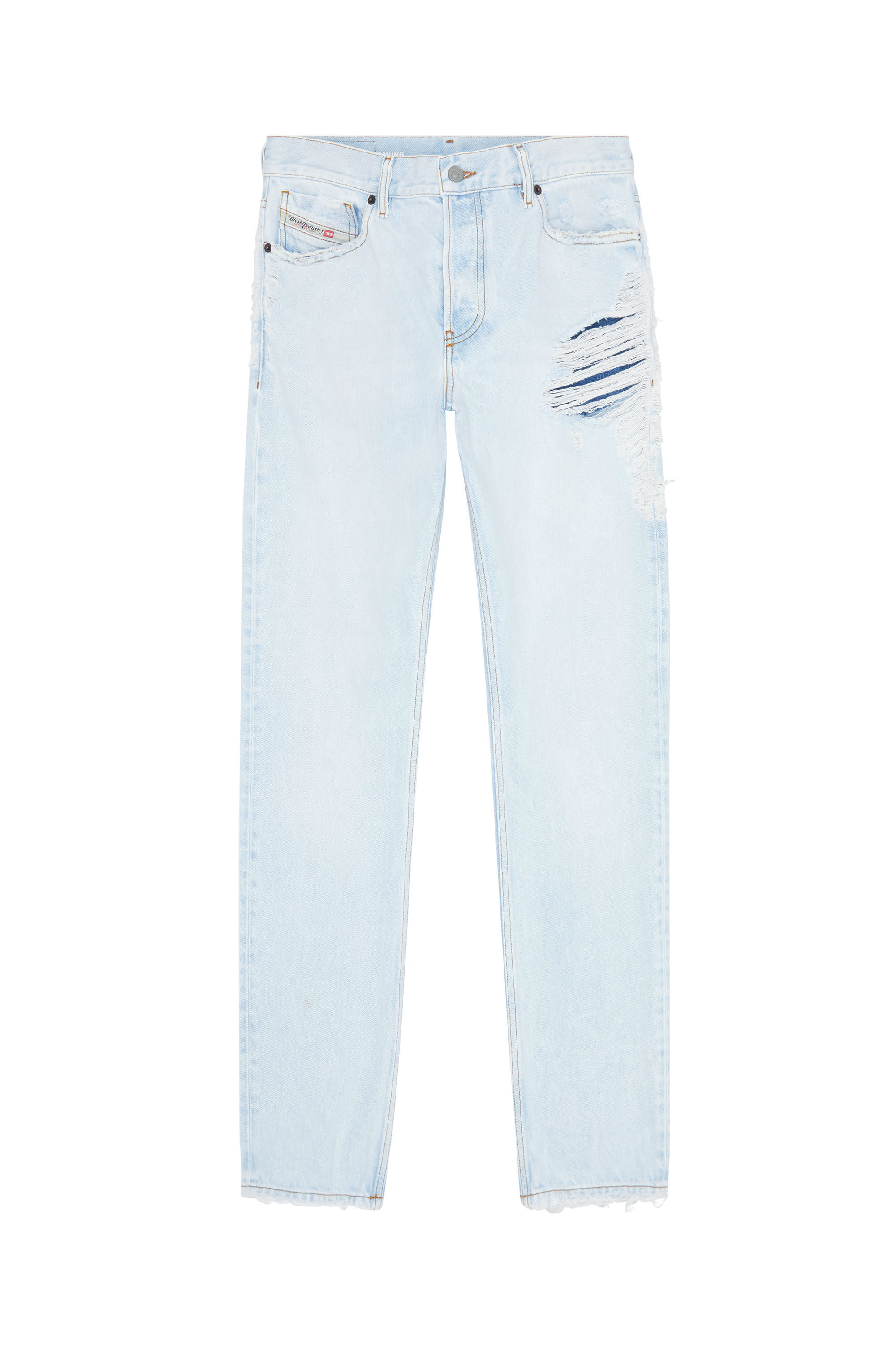 Diesel - 1995 D-Sark 007M6 Straight Jeans, Light Blue - Image 2